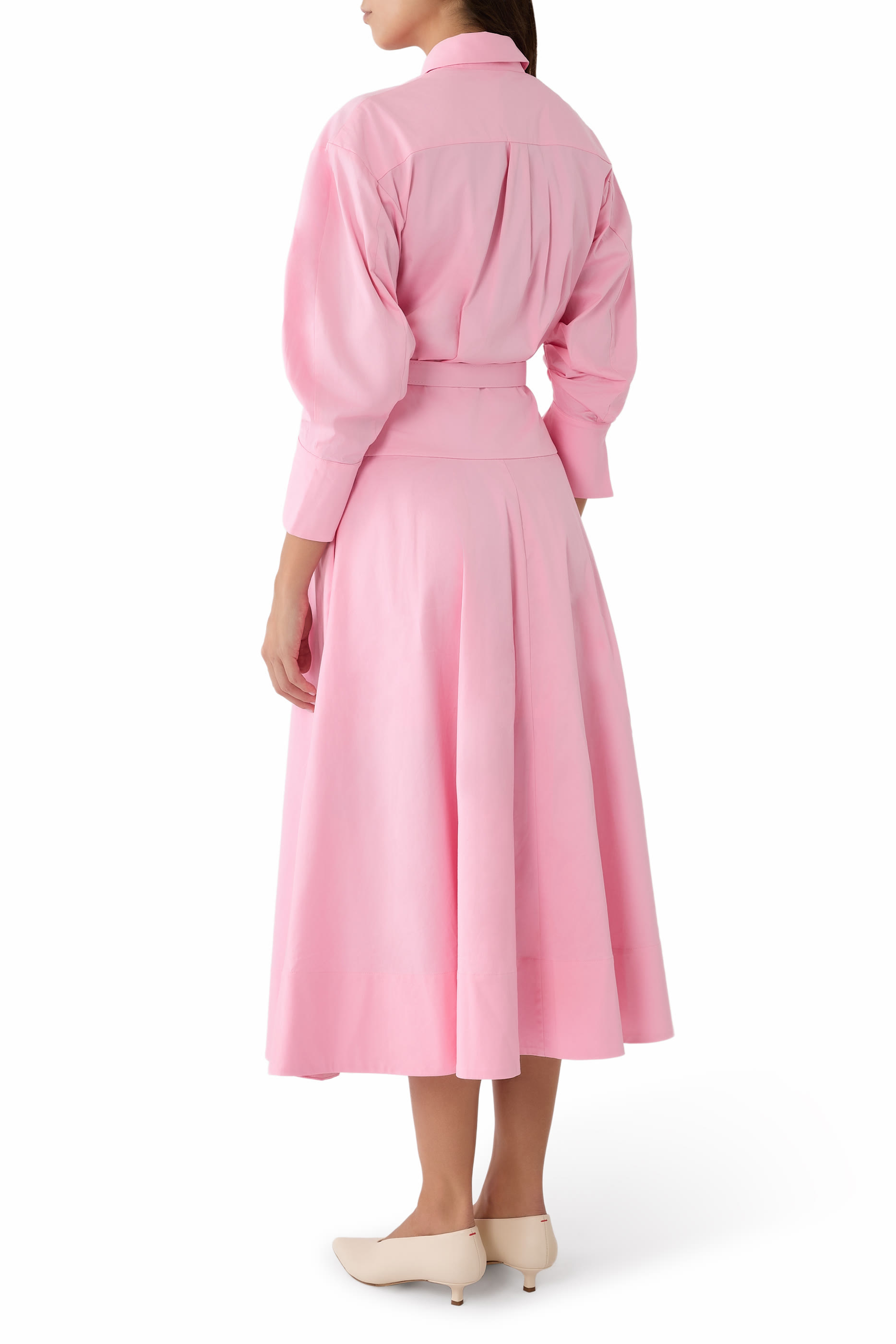 Dianthe Long-Sleeve Midi Dress