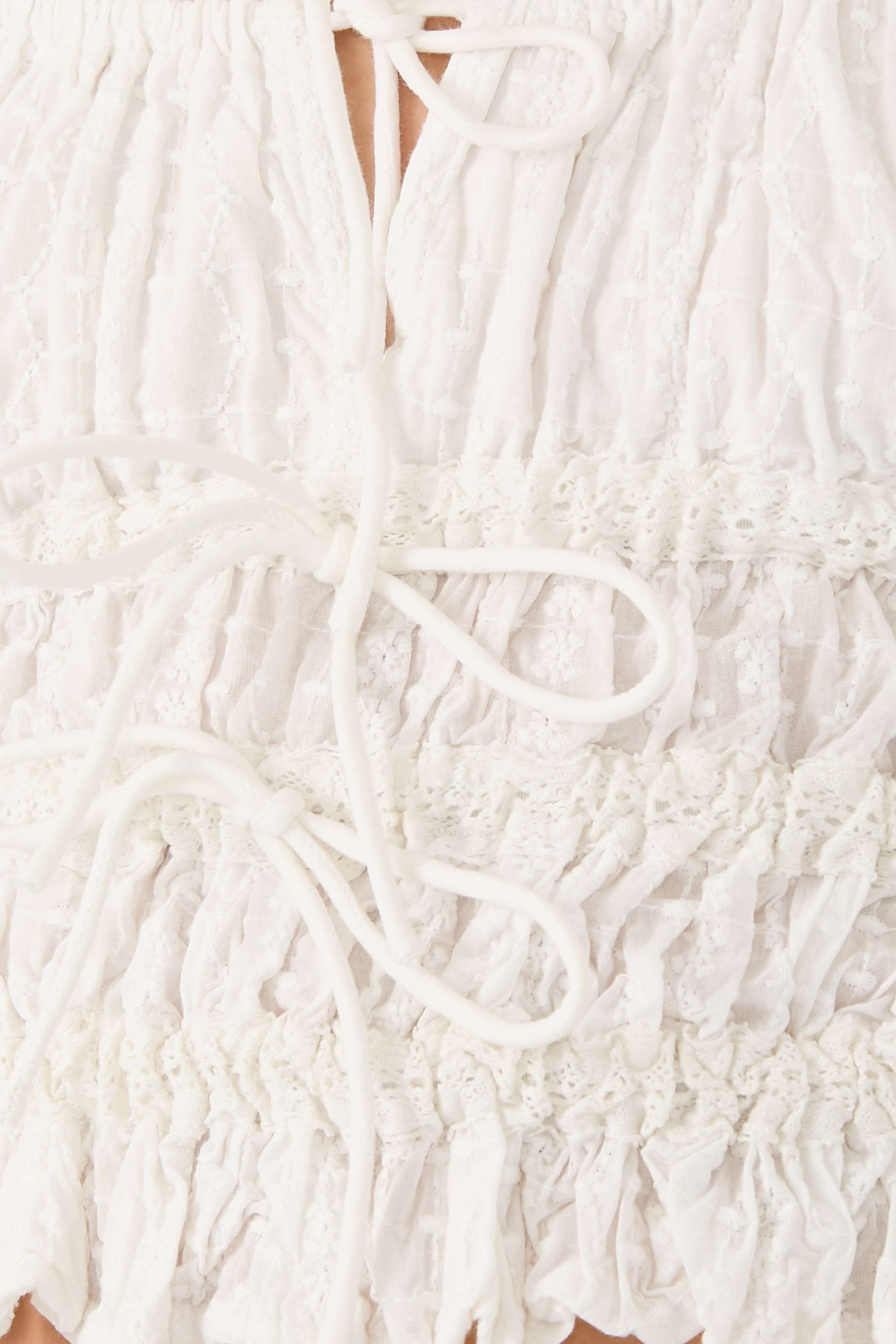 Ella Shirred Crop Top