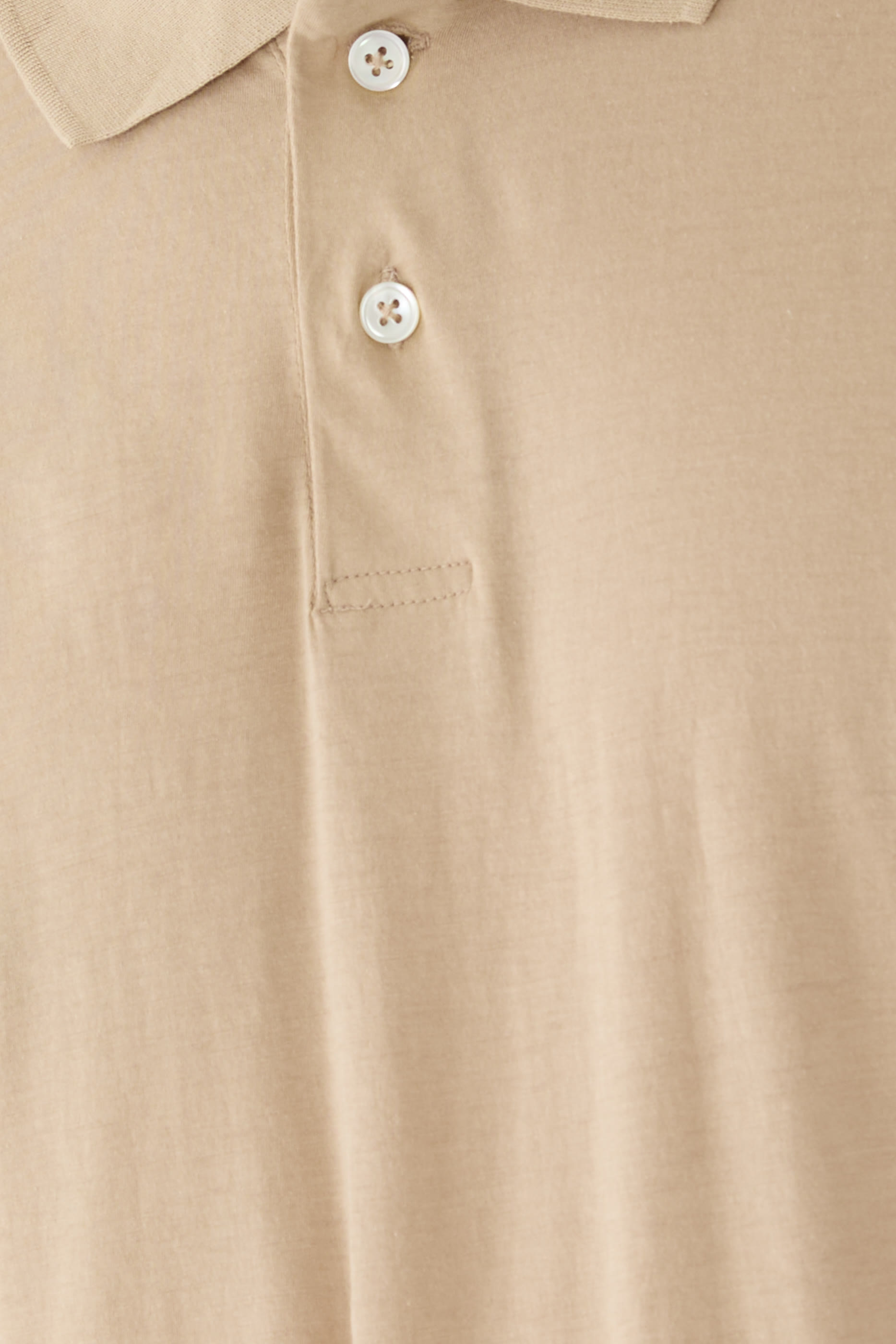 Luxe Lotus Jersey Polo T-Shirt