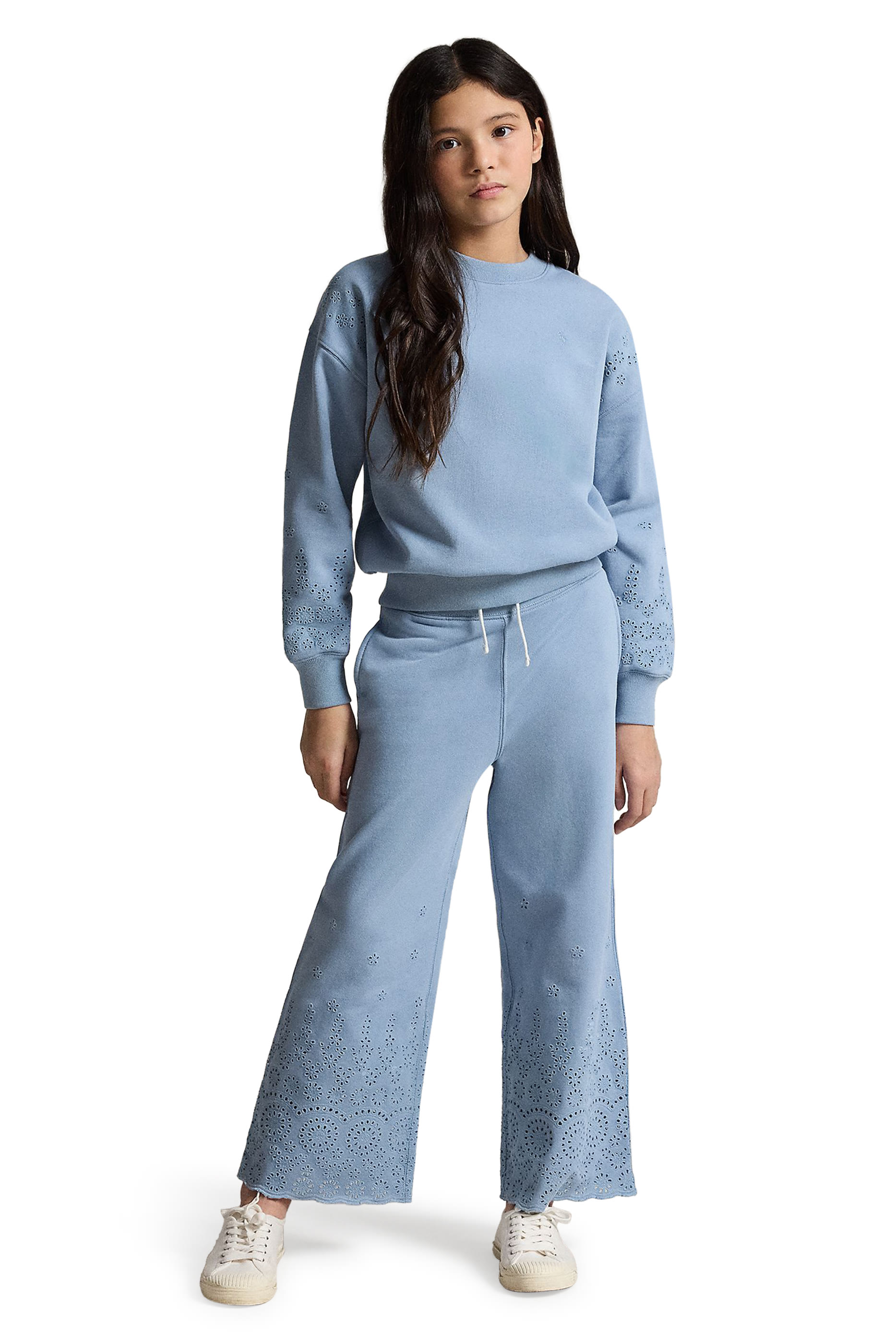 Kids Eyelet French Terry Sweatshirt