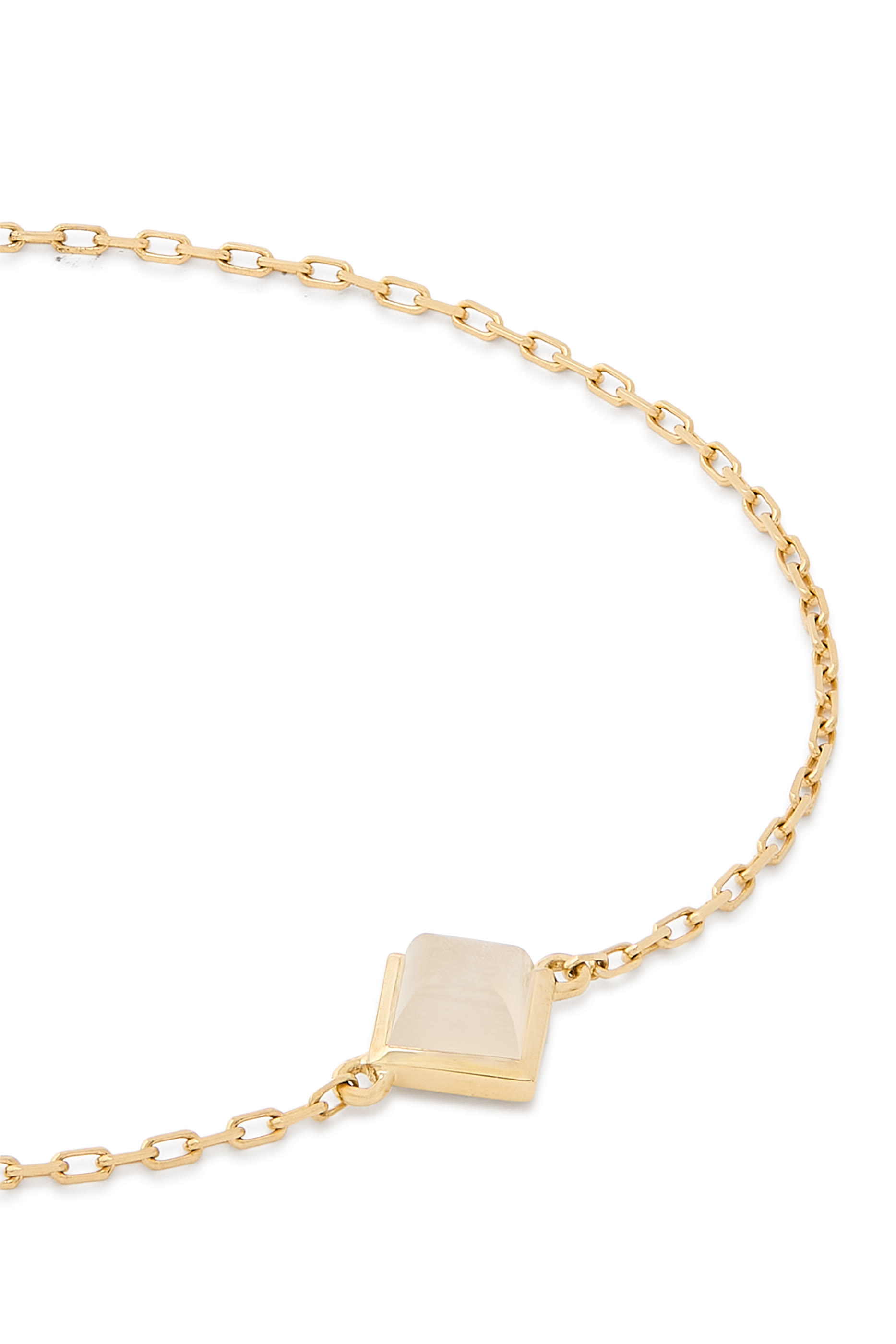 Cleo Pyramid Bracelet, 18k Yellow Gold