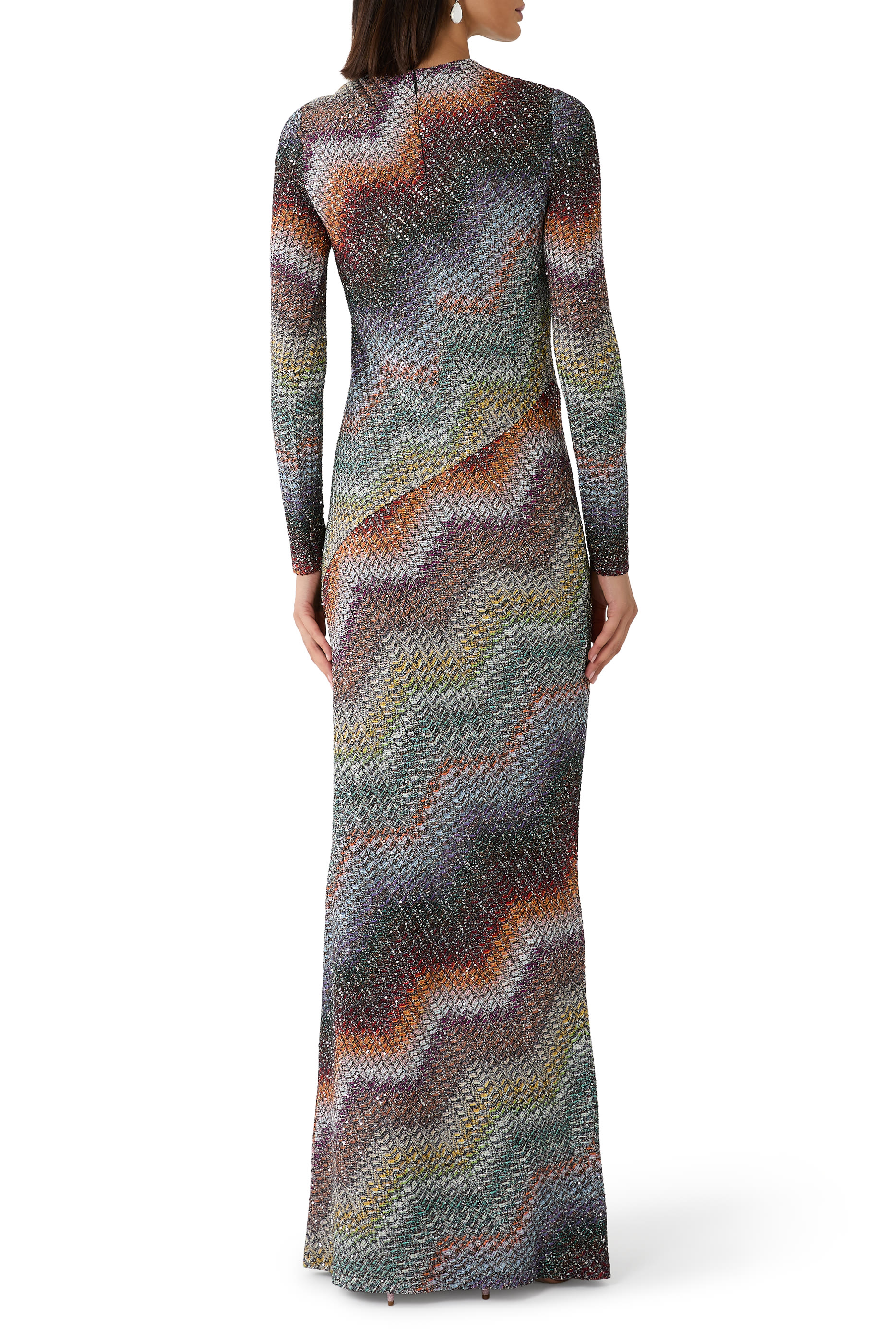 Caperdoni Long Sleeve Maxi Dress