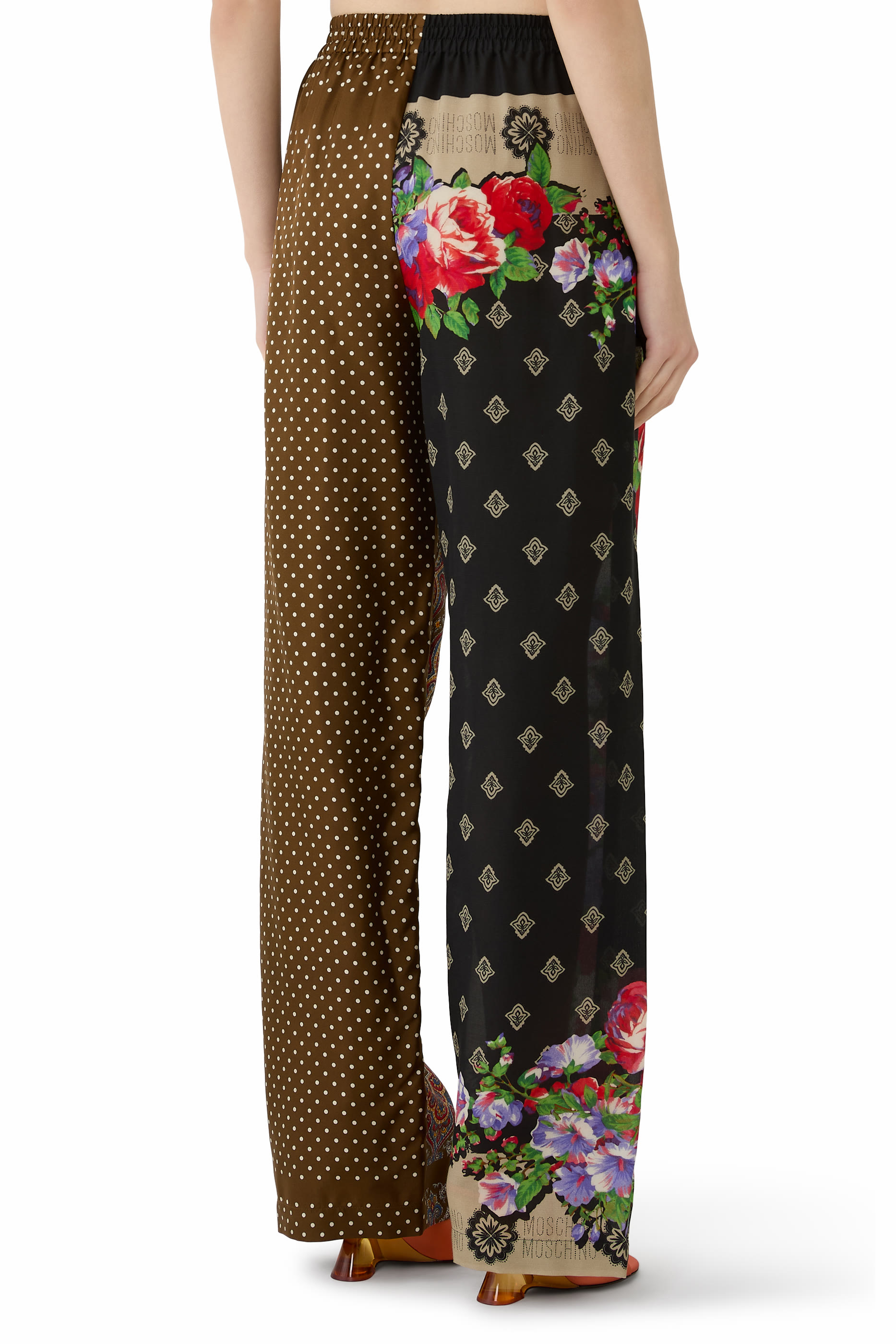 Printed Silk Pants