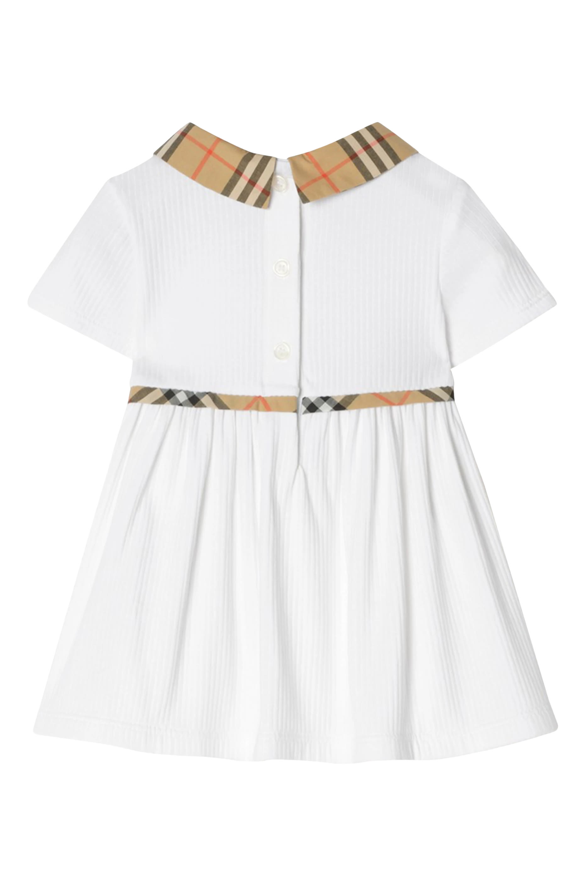 Kids Check Trim Dress with Bloomers