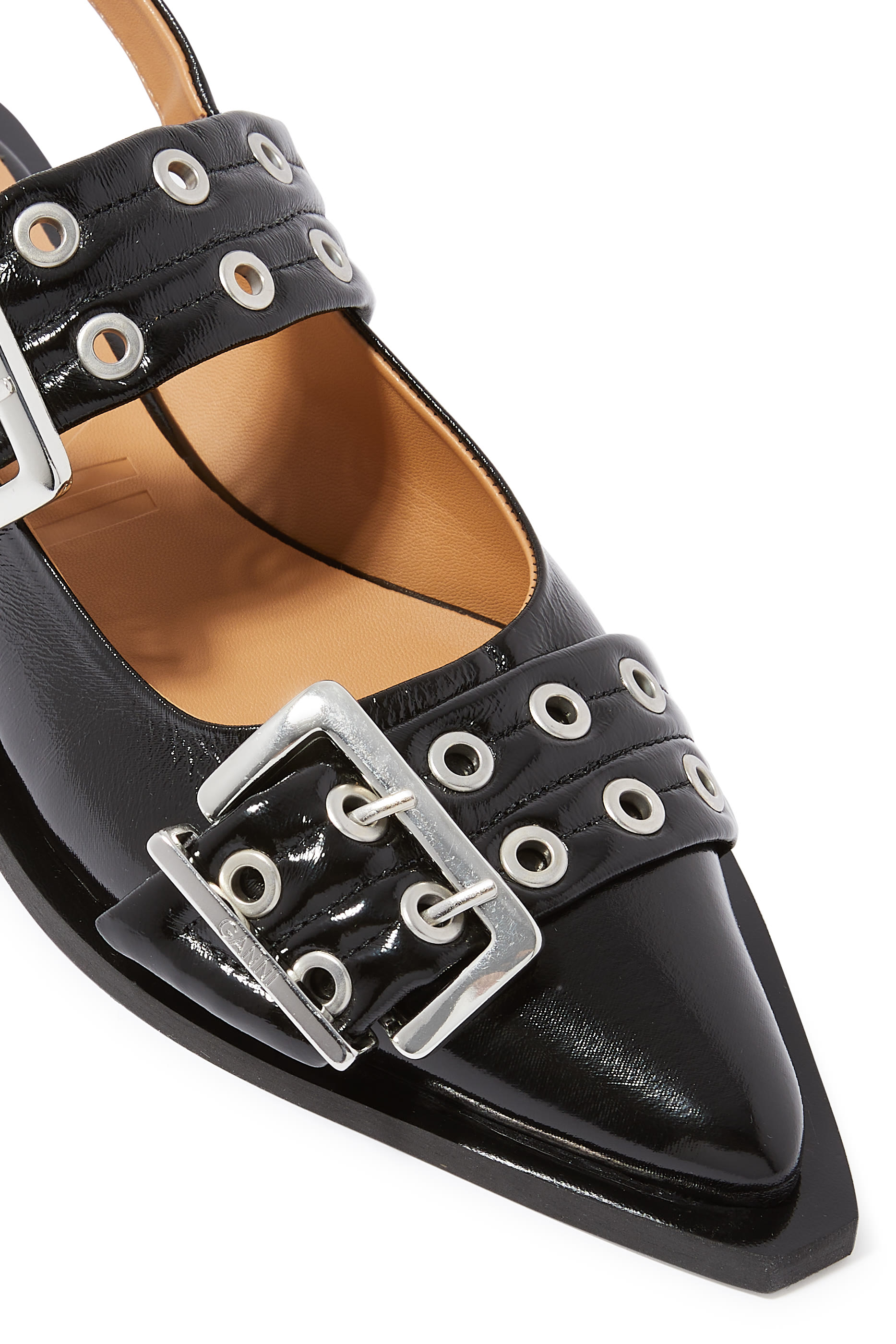 Feminine Buckle Ballerinas