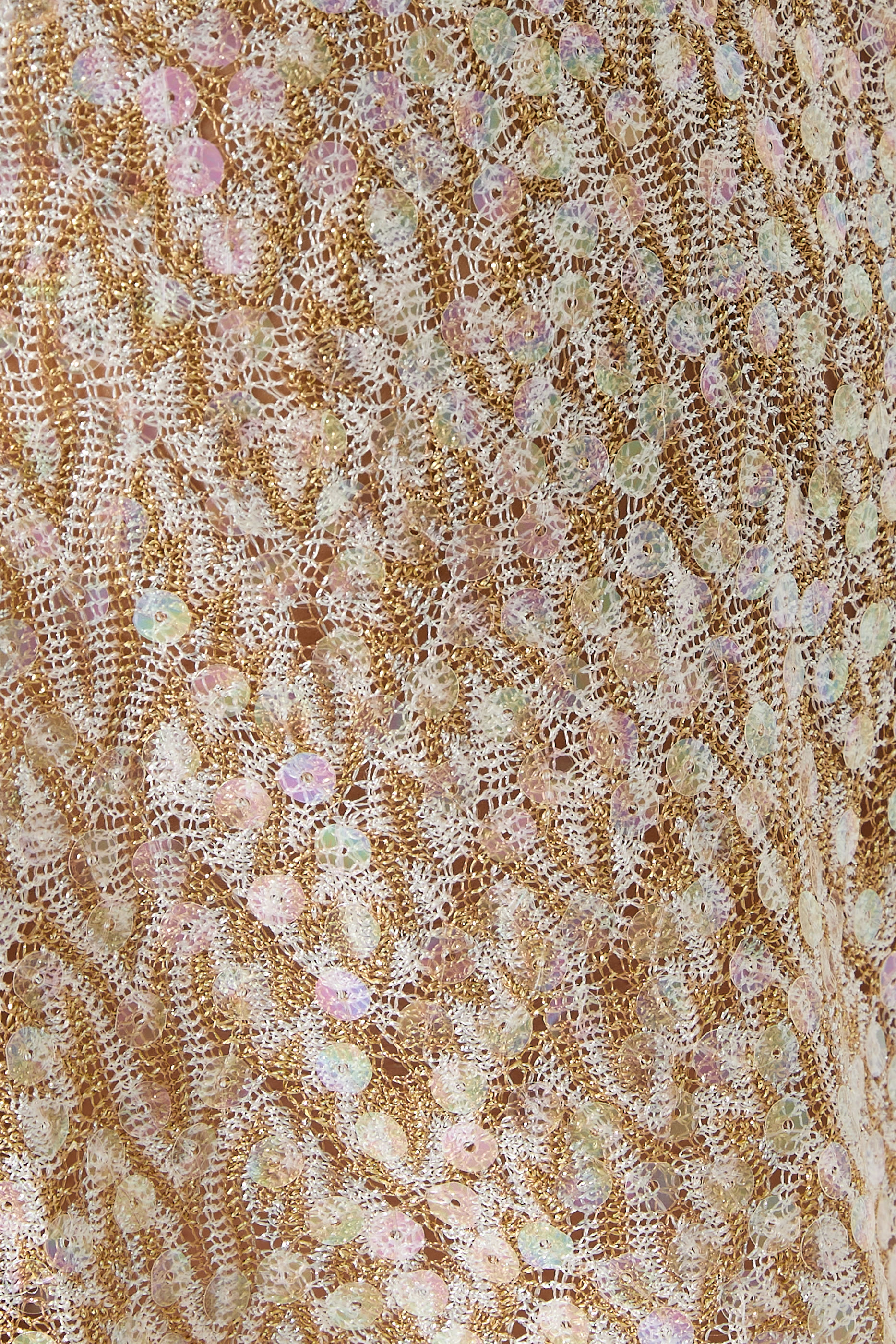 Zigzag Shorts with Sequins 