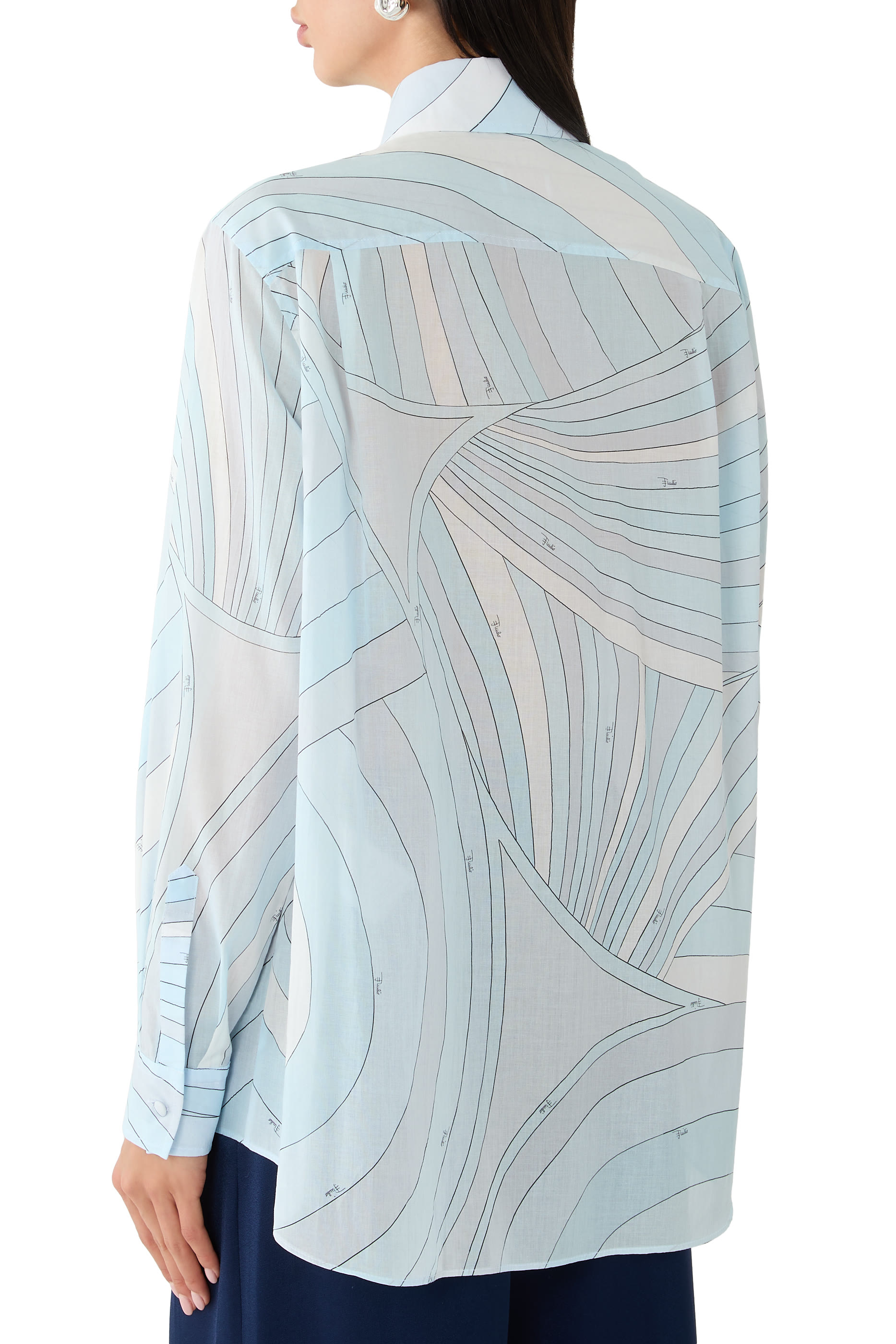 Iride Print Muslin Shirt