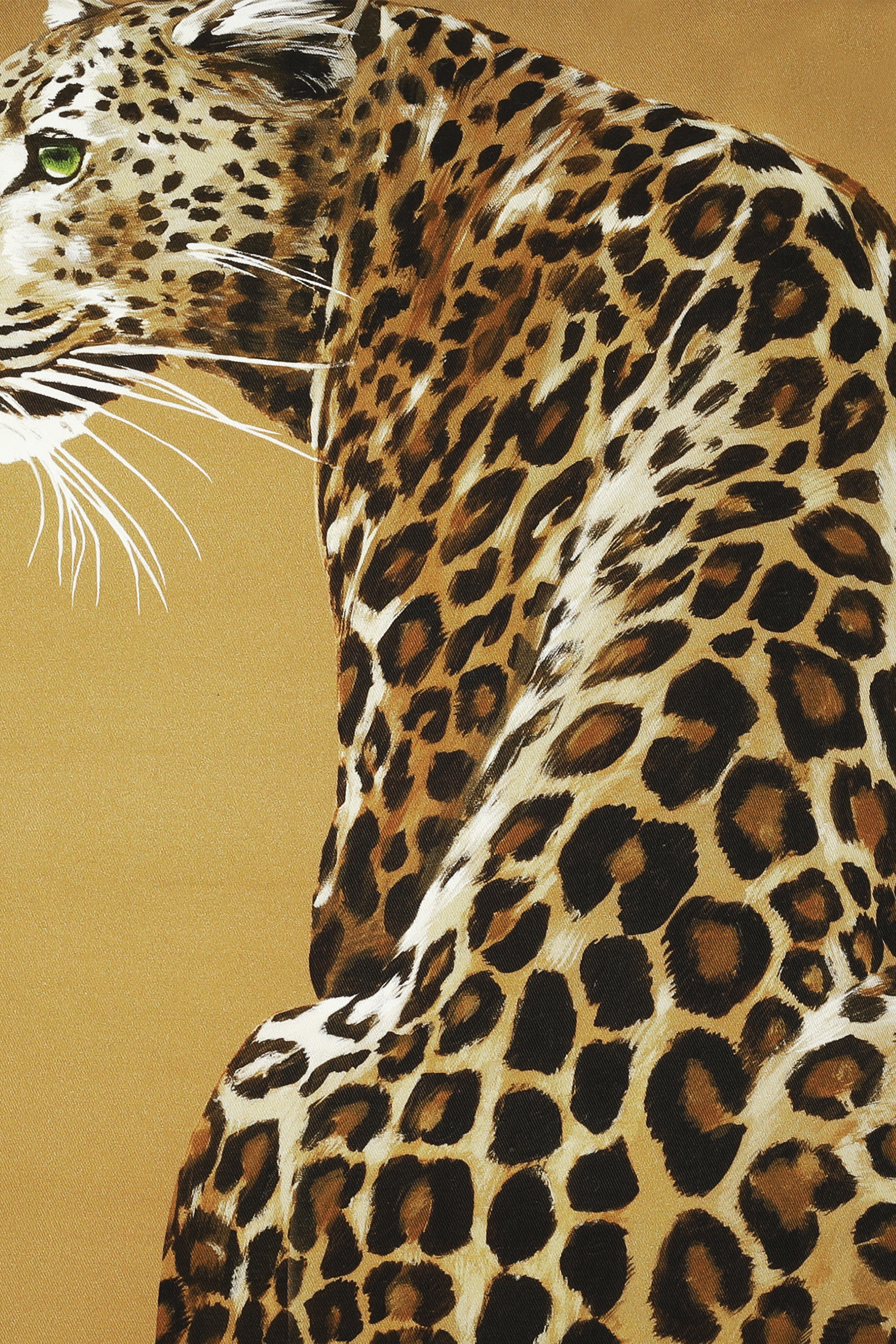 Leopard Large Canvas Cushion