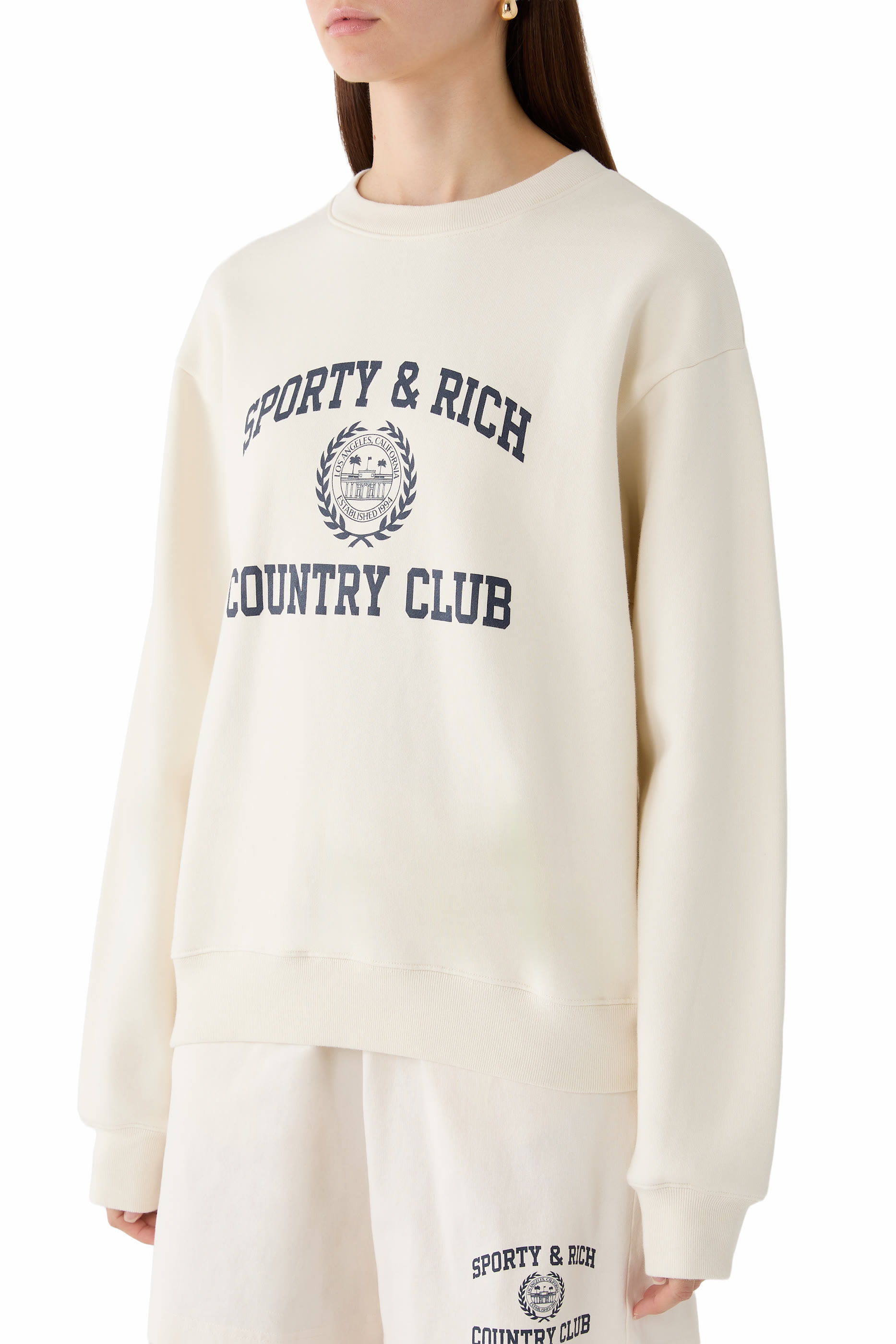 Varsity Crest Crewneck Sweatshirt 