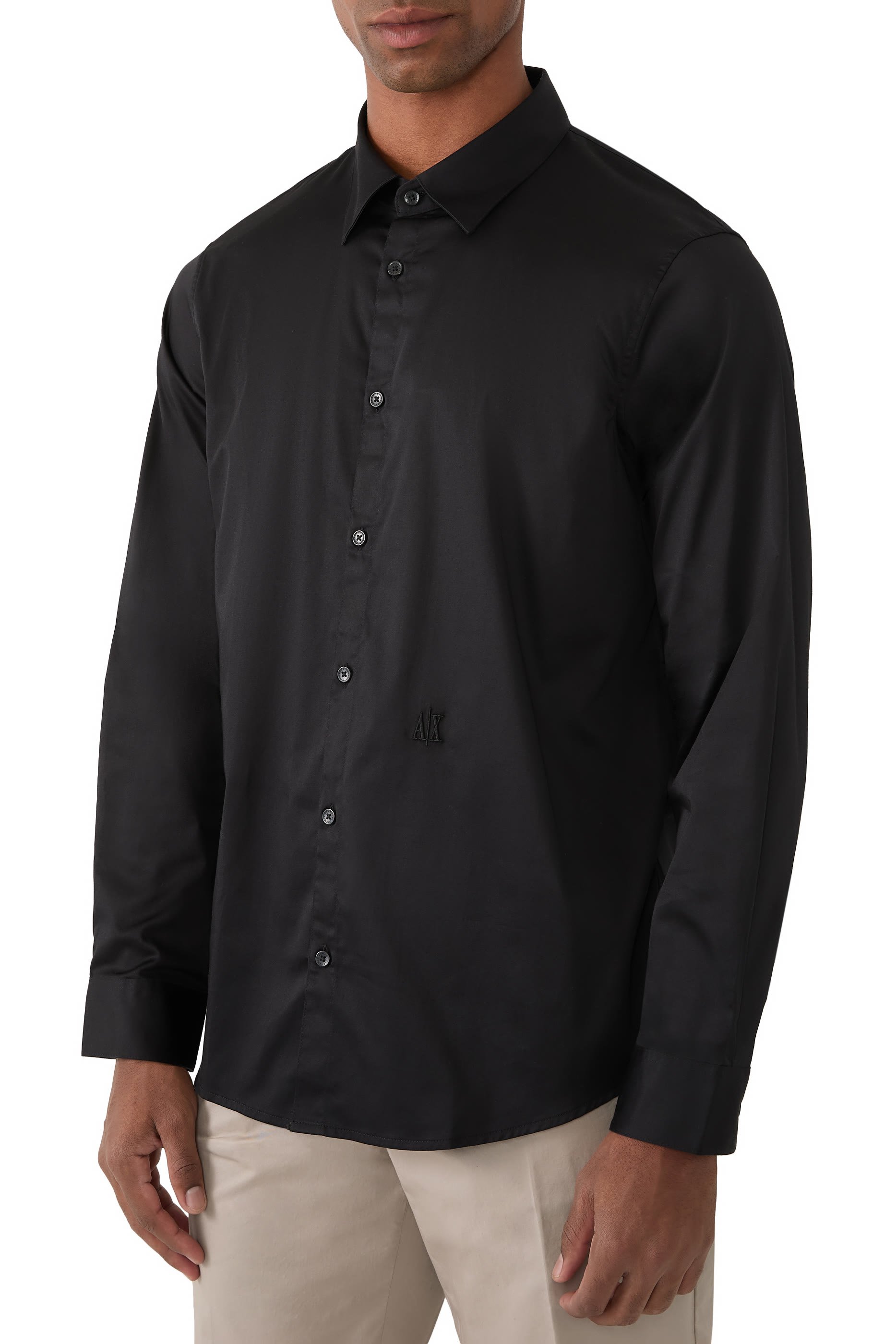 ASV Regular Fit Stretch Cotton Jersey Shirt