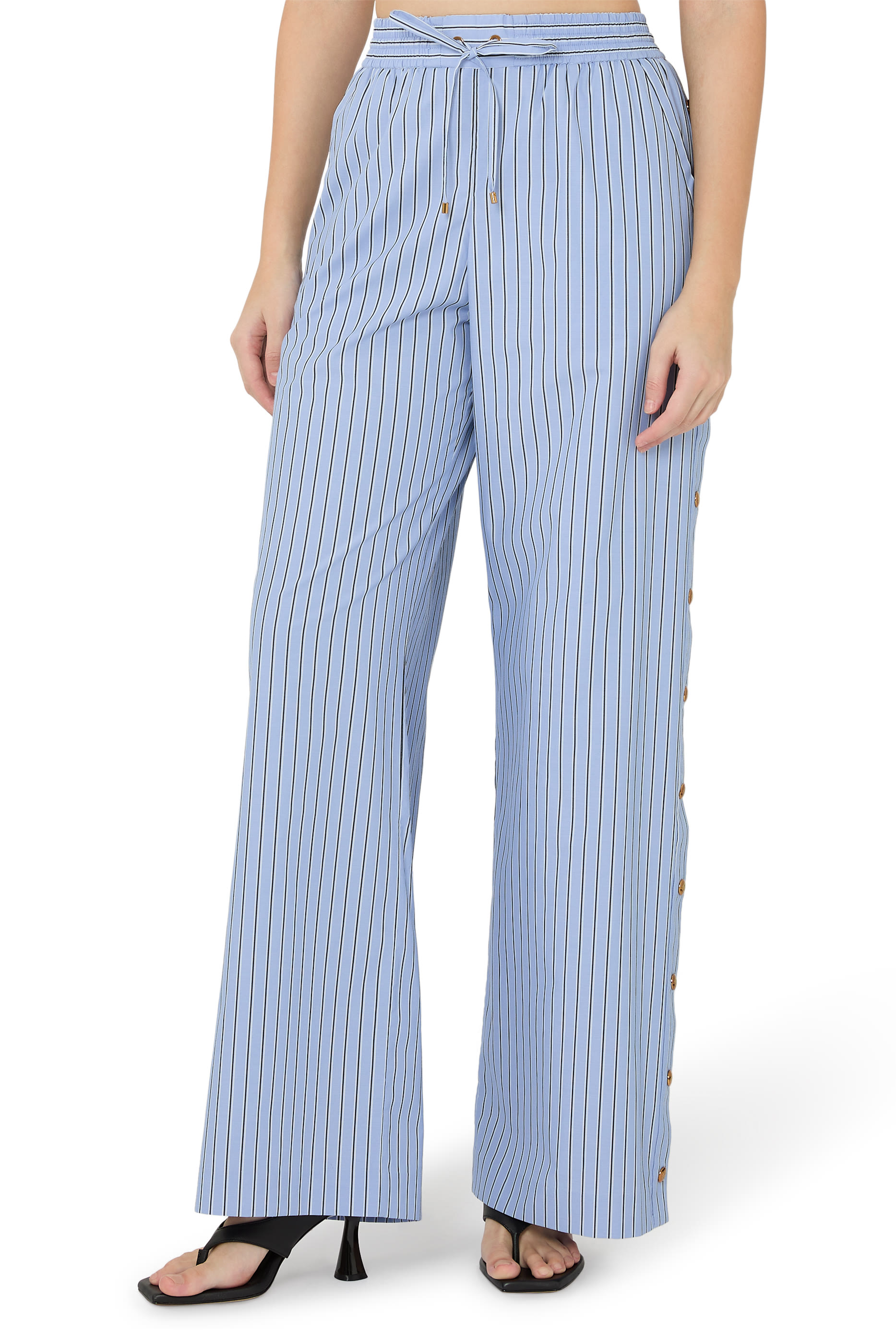 Stripe Snap Pants