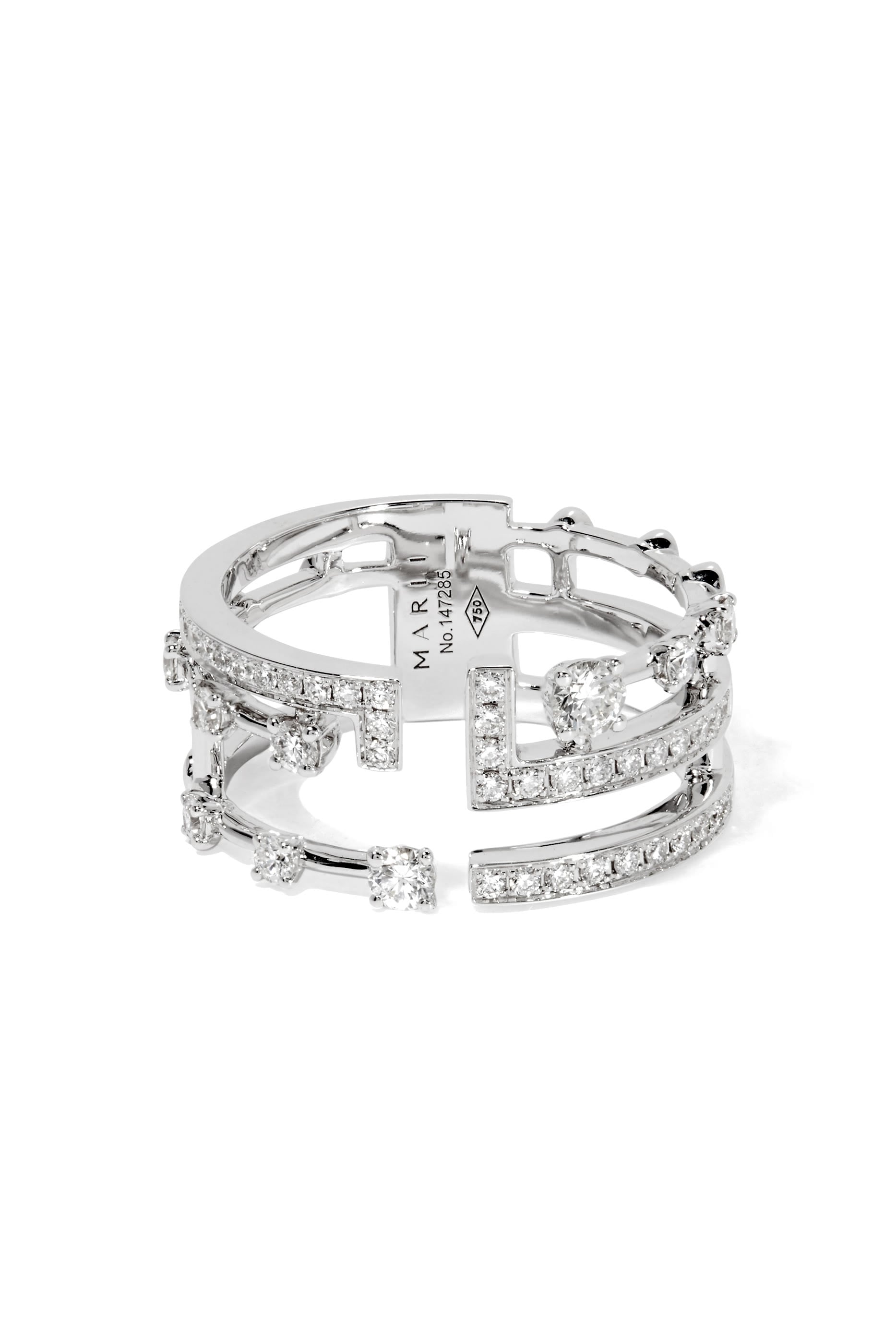 Avenues White Gold Ring