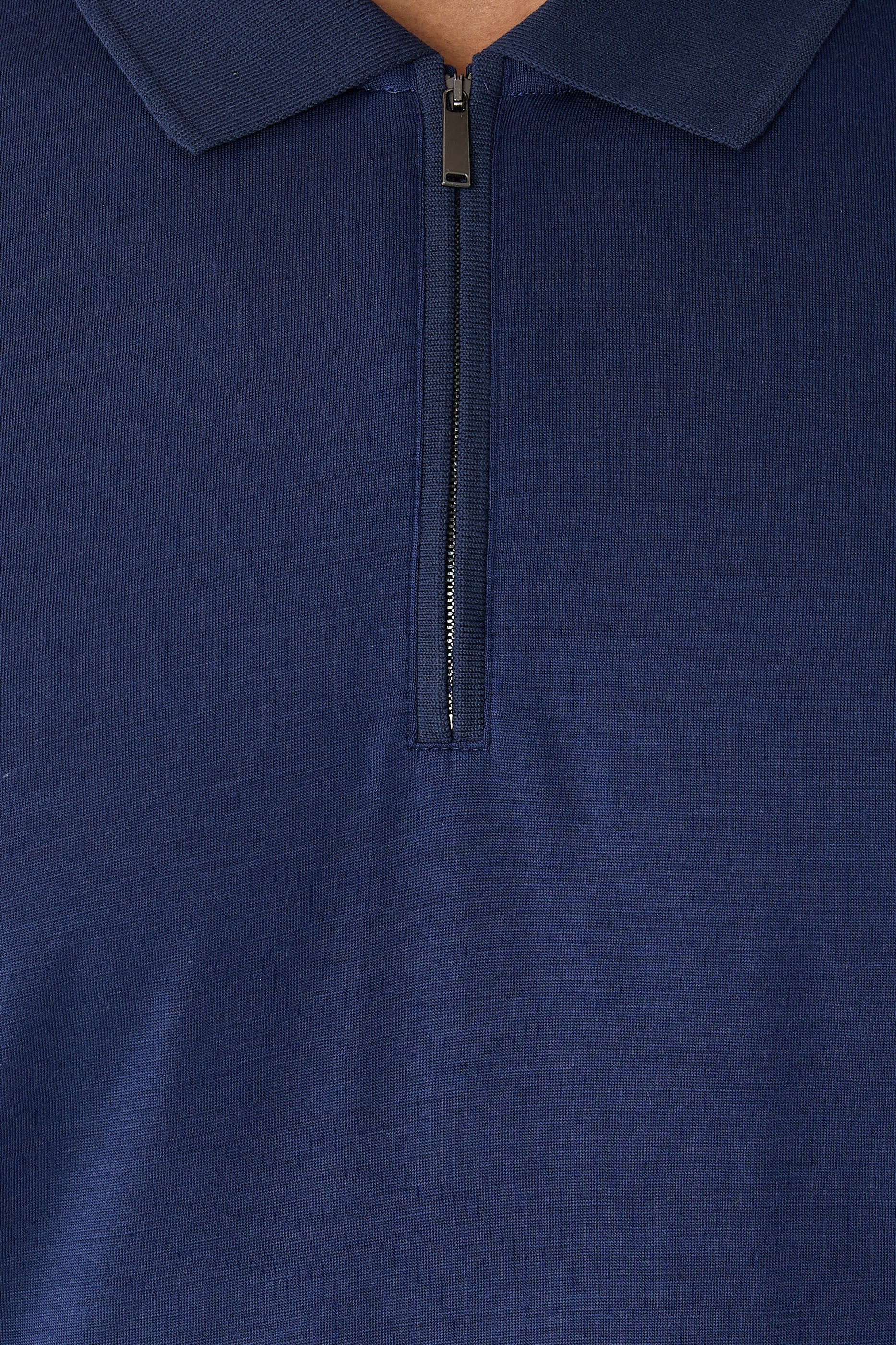 L-Payrot Zipper Placket Polo Shirt
