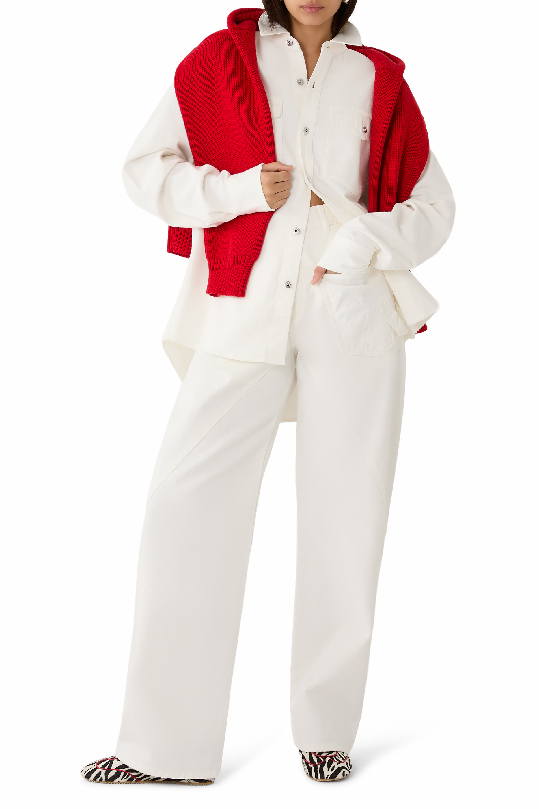 Oversized Button-Up Shirt