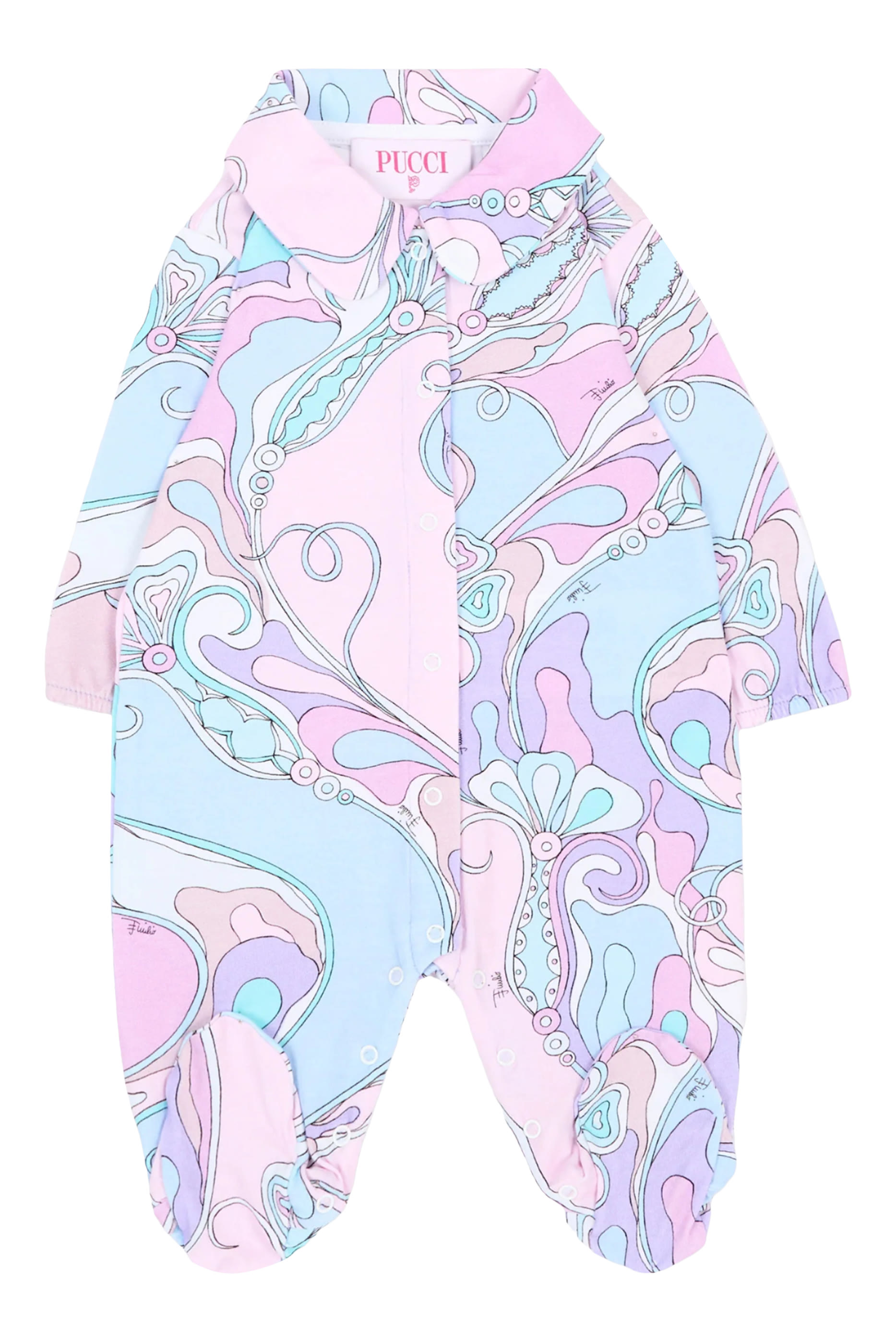 Kids Marmo-Print Babygrow and Comfort Set