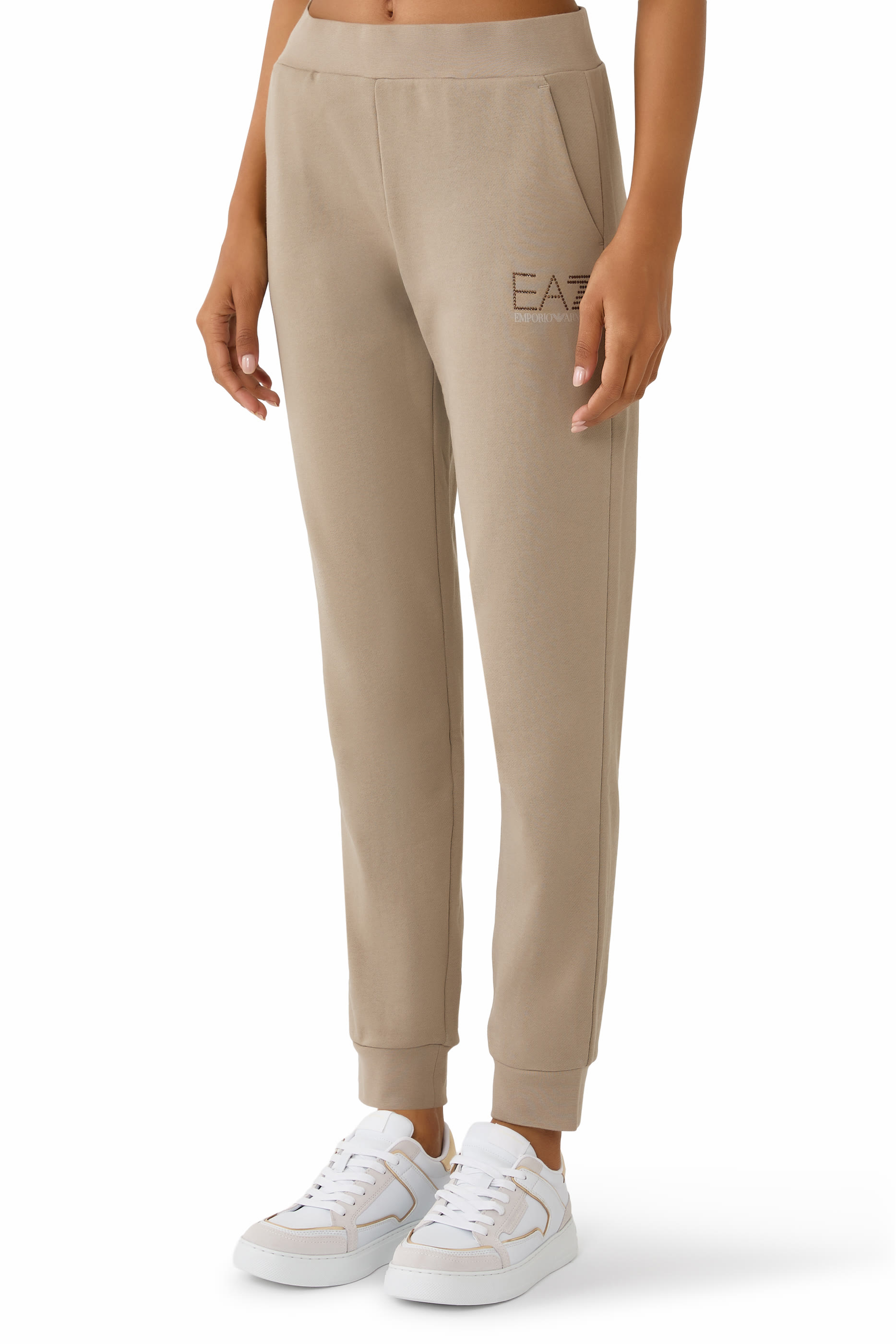 Logo Series Stretch Cotton-Blend Trousers