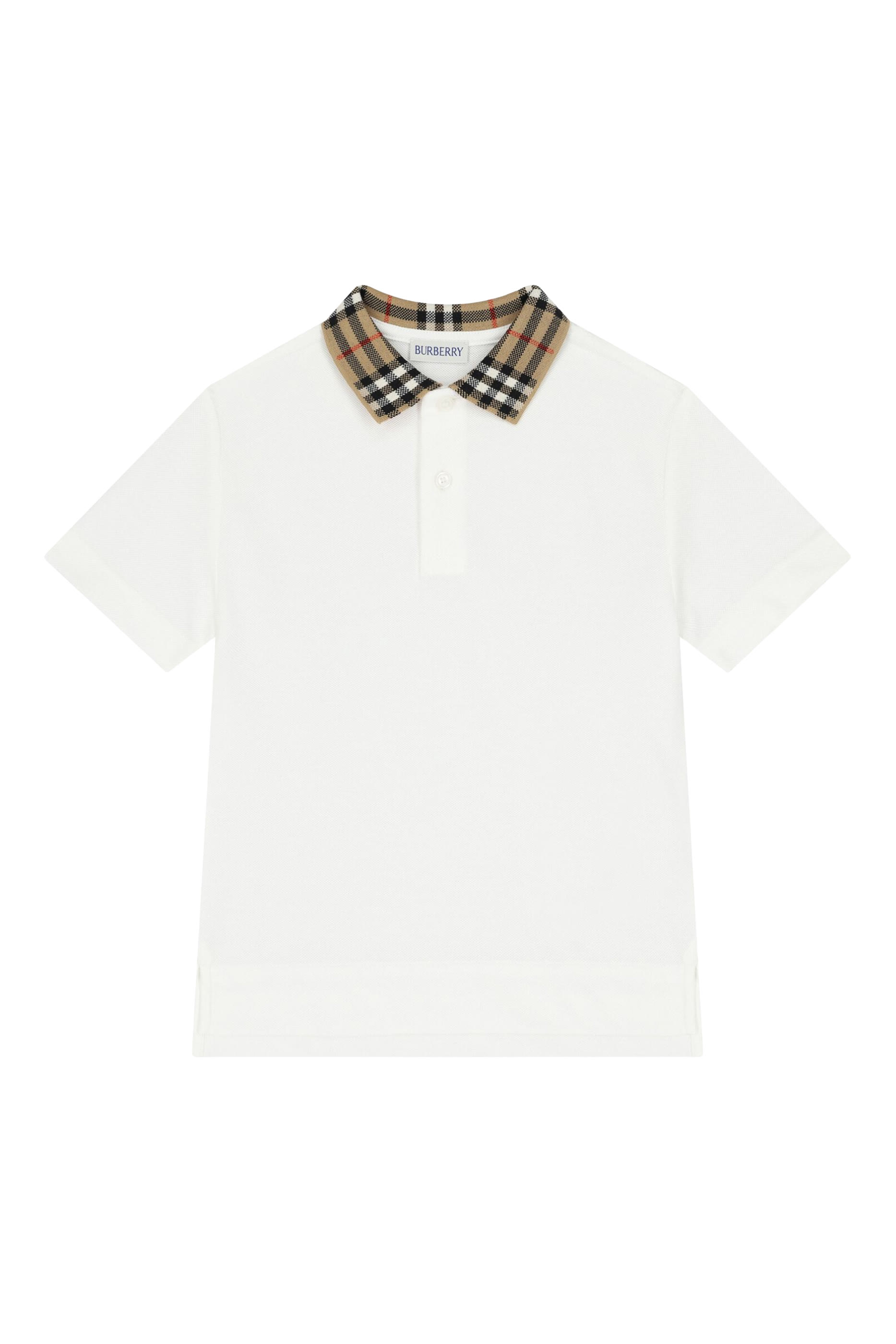 Check Collar Polo Shirt