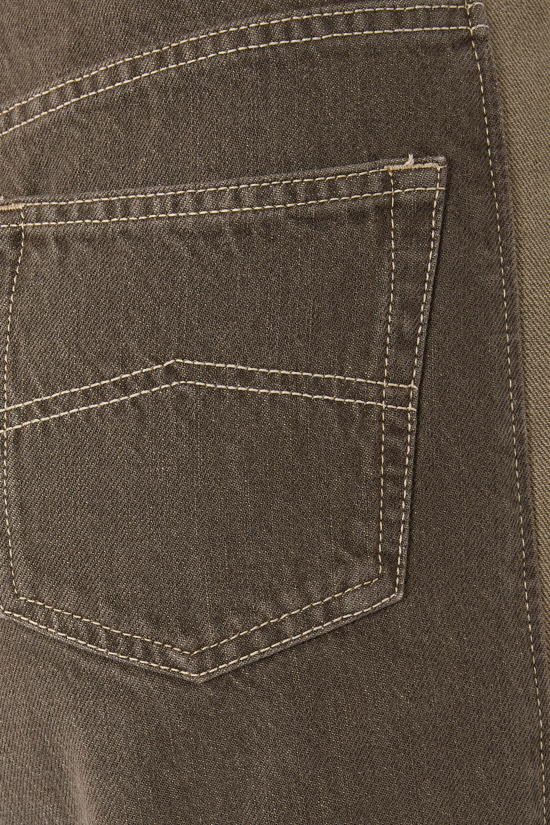 Five-Pocket Wide-Leg Denim Pants