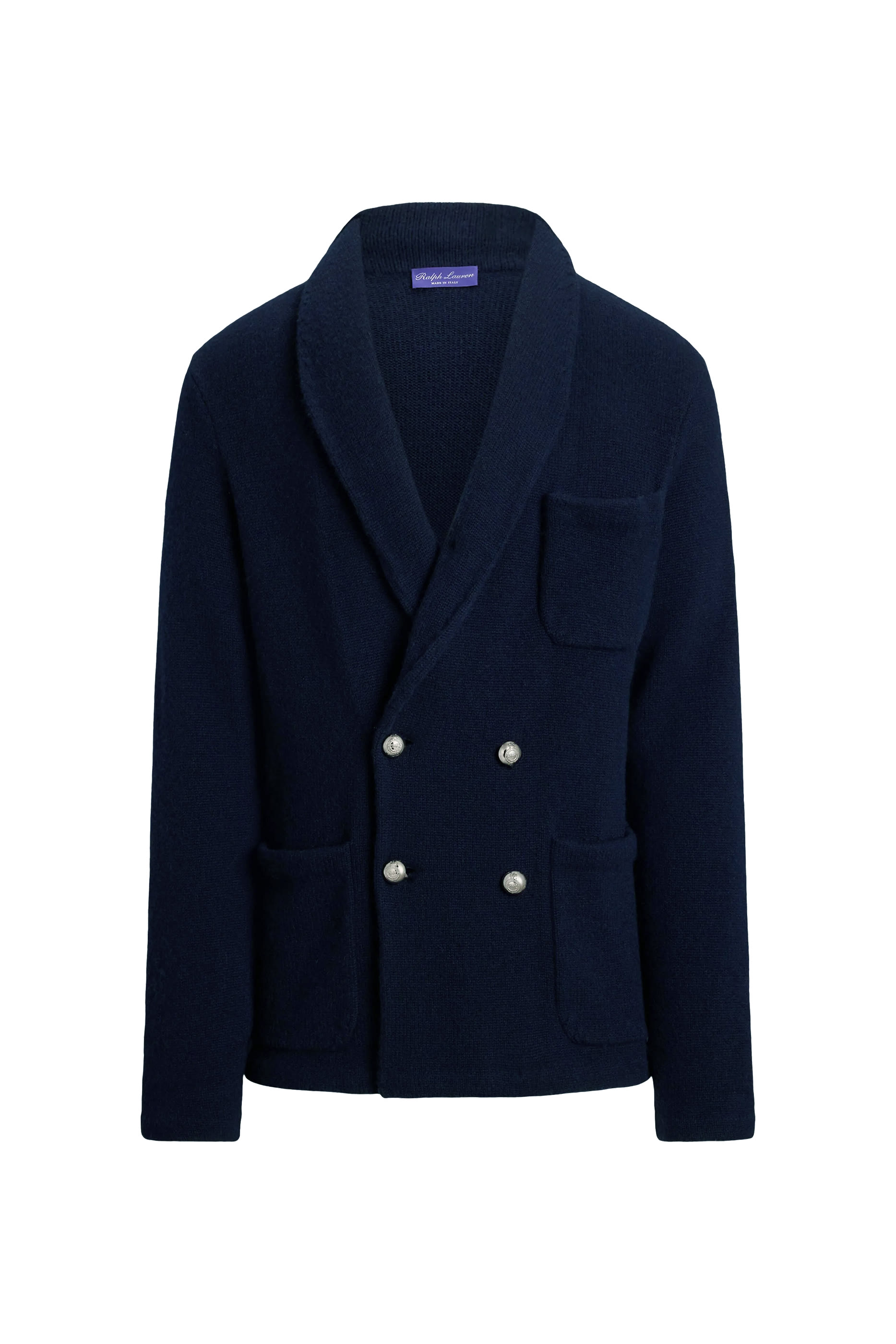  Textured Cashmere Blazer Cardigan