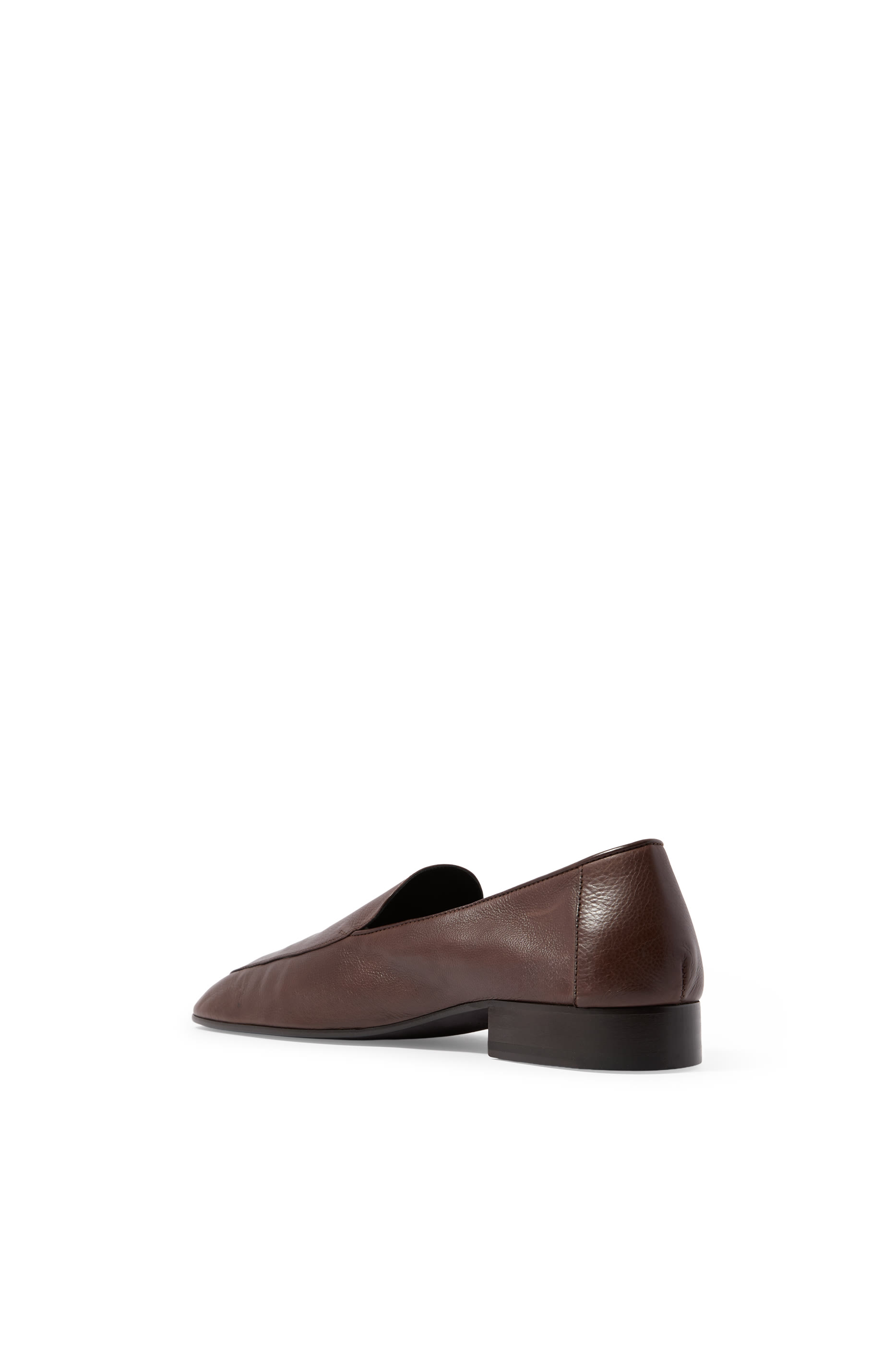 Rounded Square Toe Loafers
