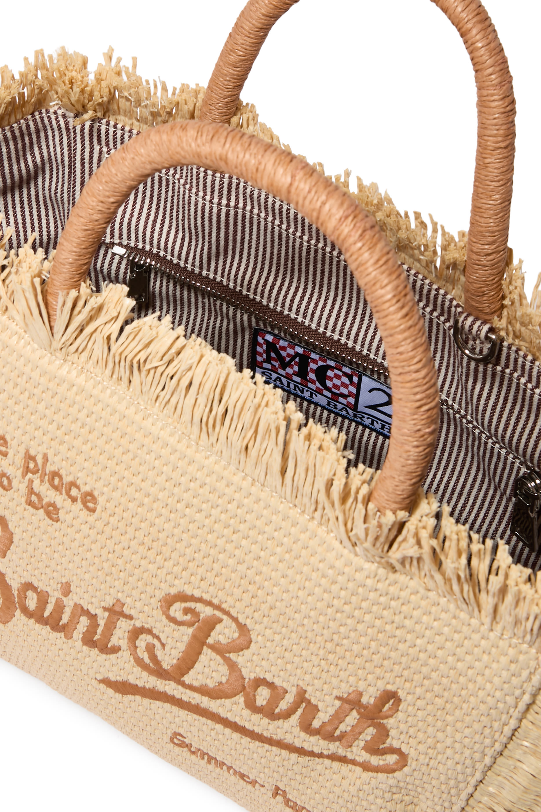 Colette Straw-Effect Bag