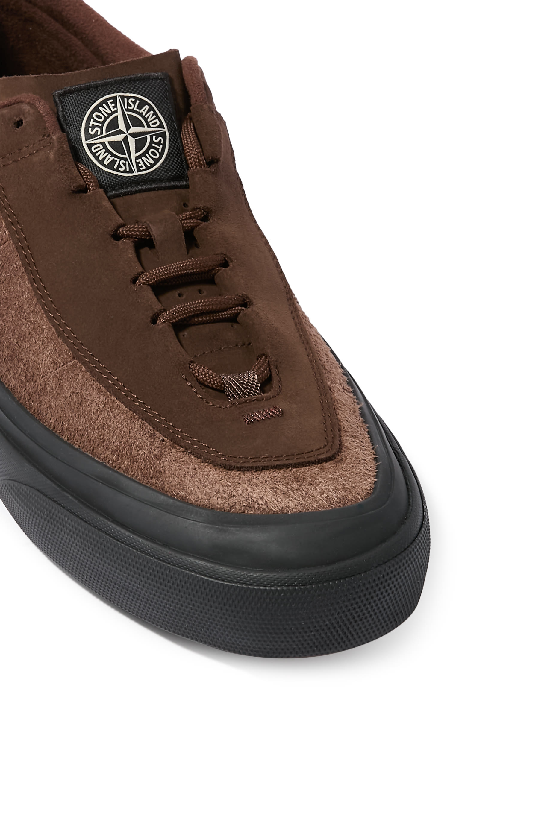  Low-Top Sneakers with Compass Logo Patch
