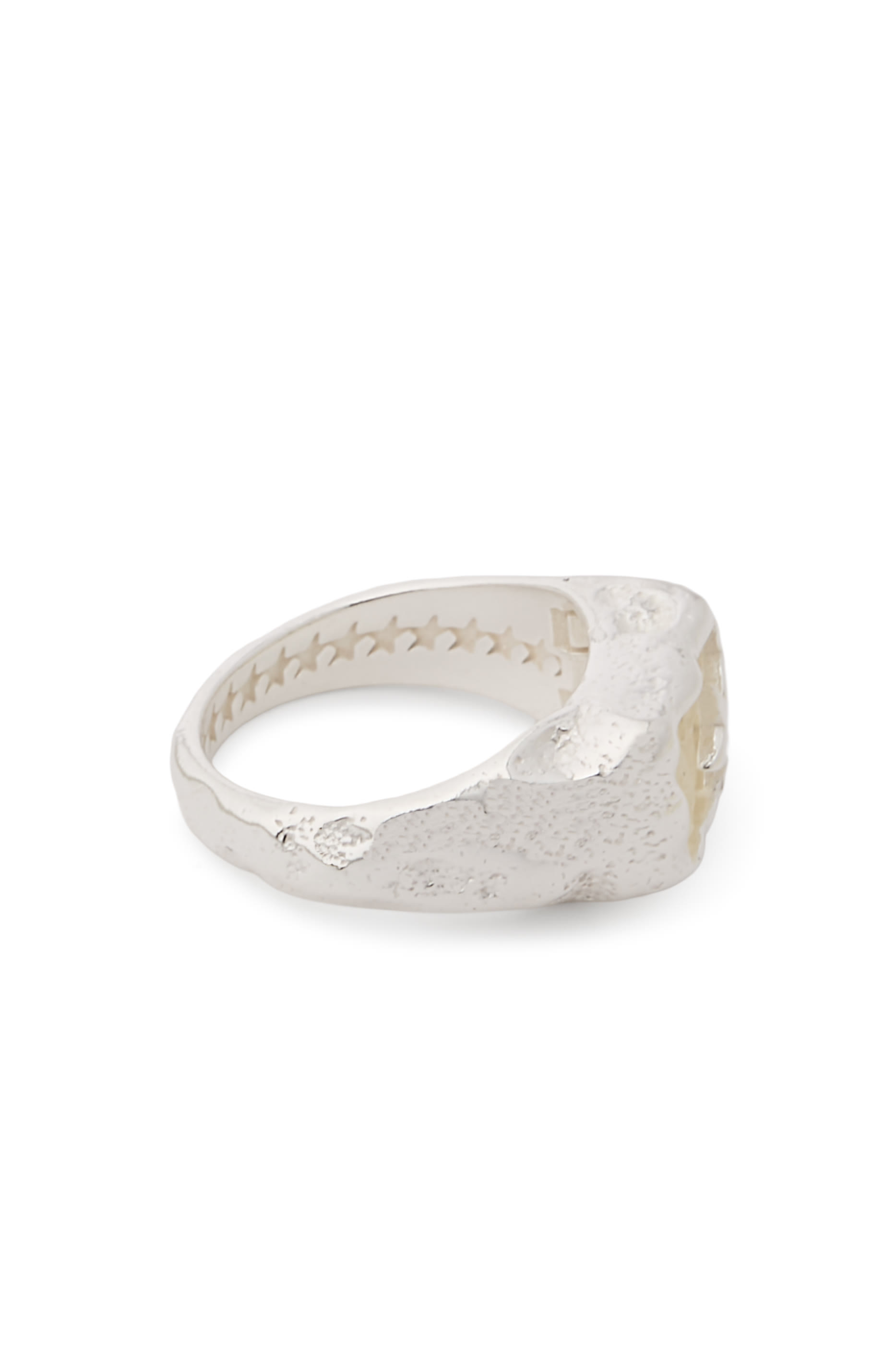 Baguette Stone Ring, 925 Sterling Silver