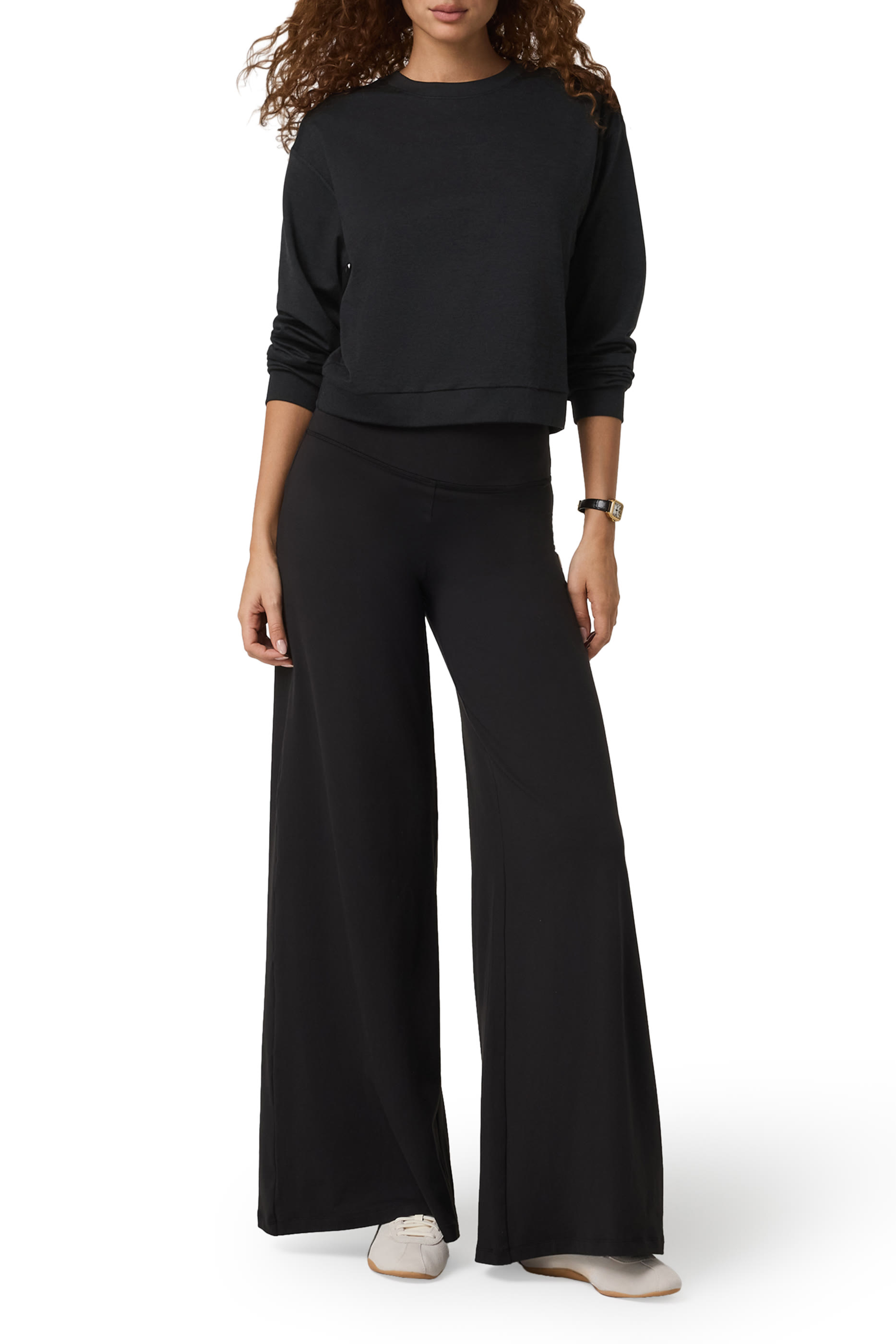 Long Sleeve Halo Crewneck Pullover