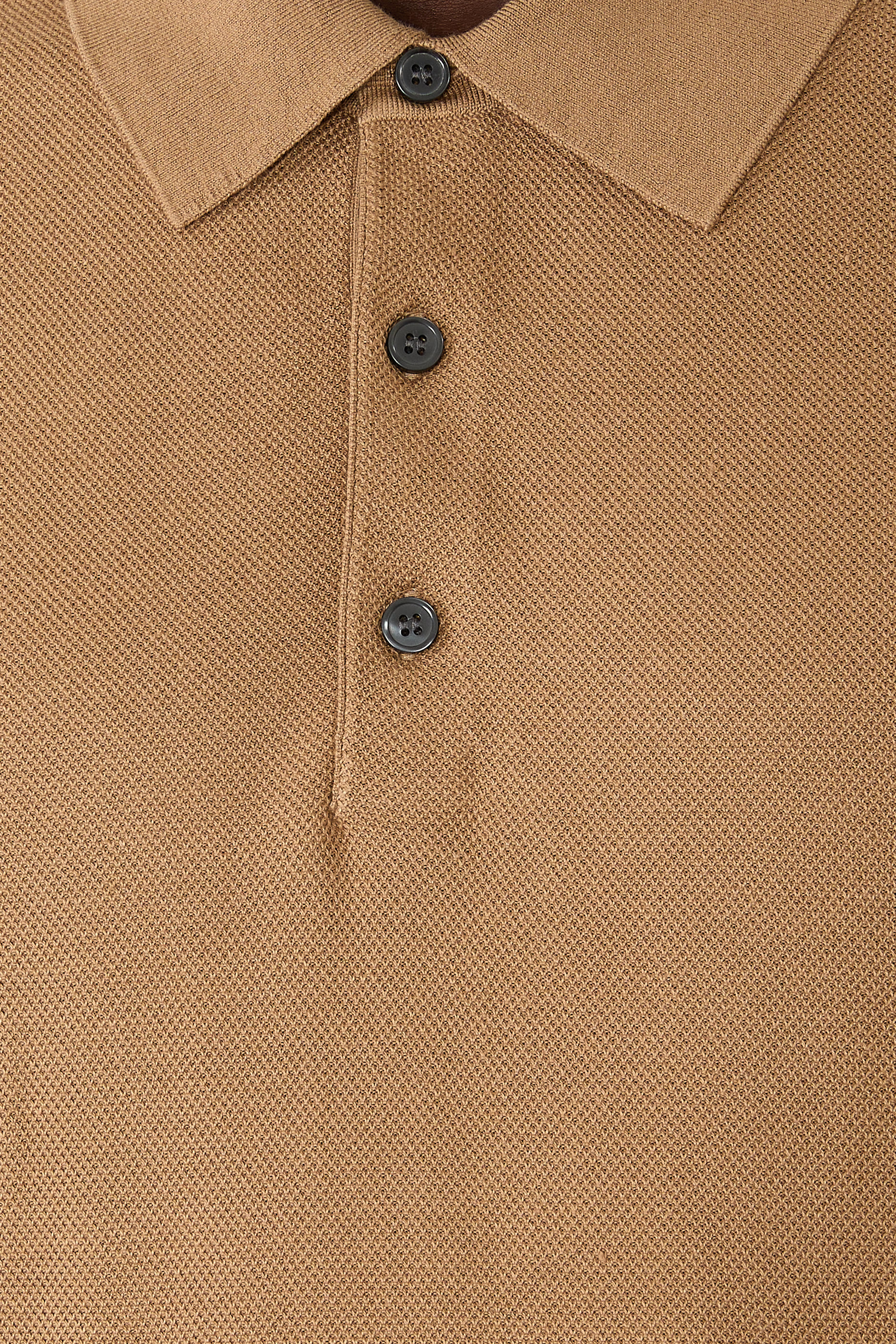 Silk-Cotton Polo Shirt