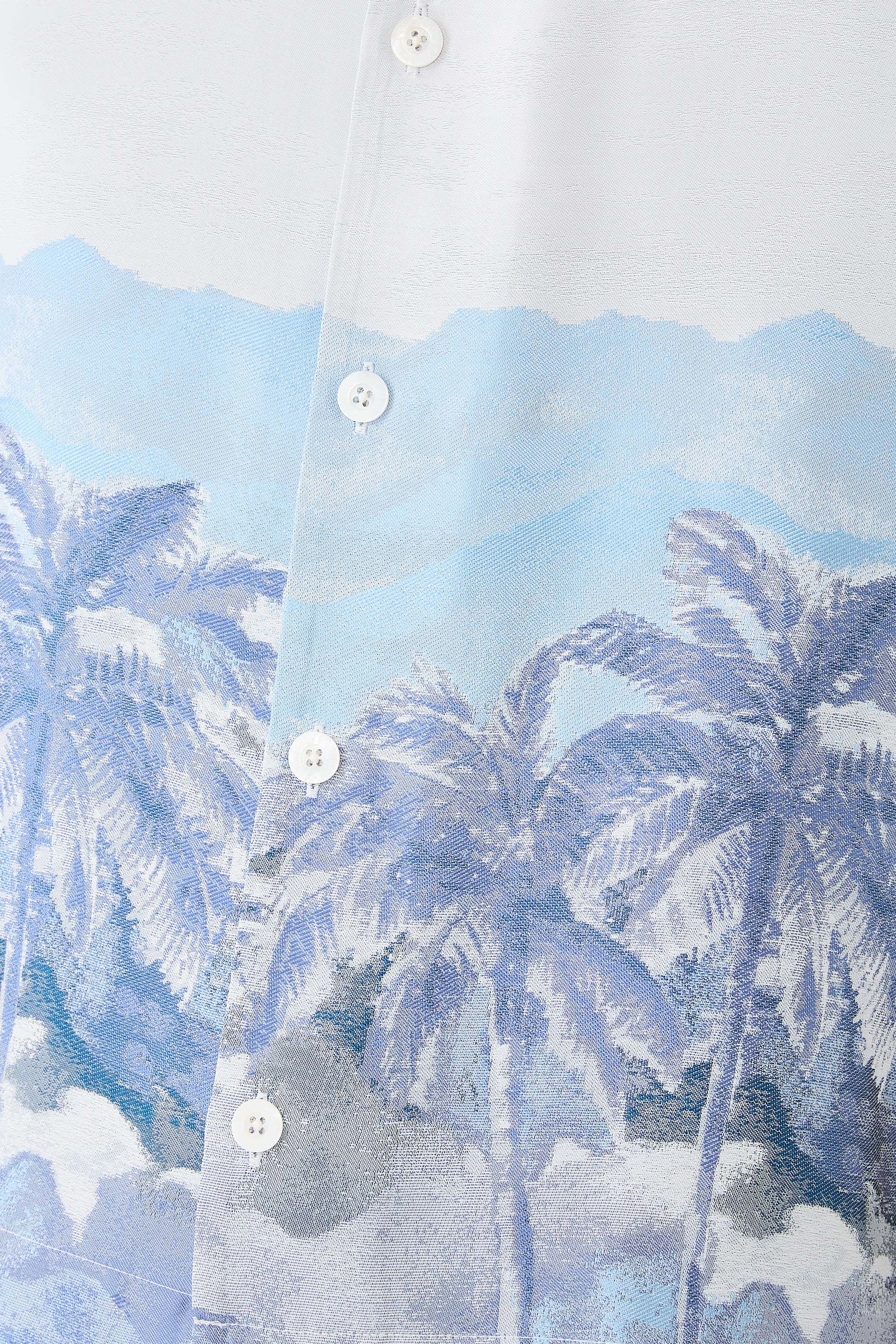 C&eacute;zanne Silk-Blend Jacquard Shirt