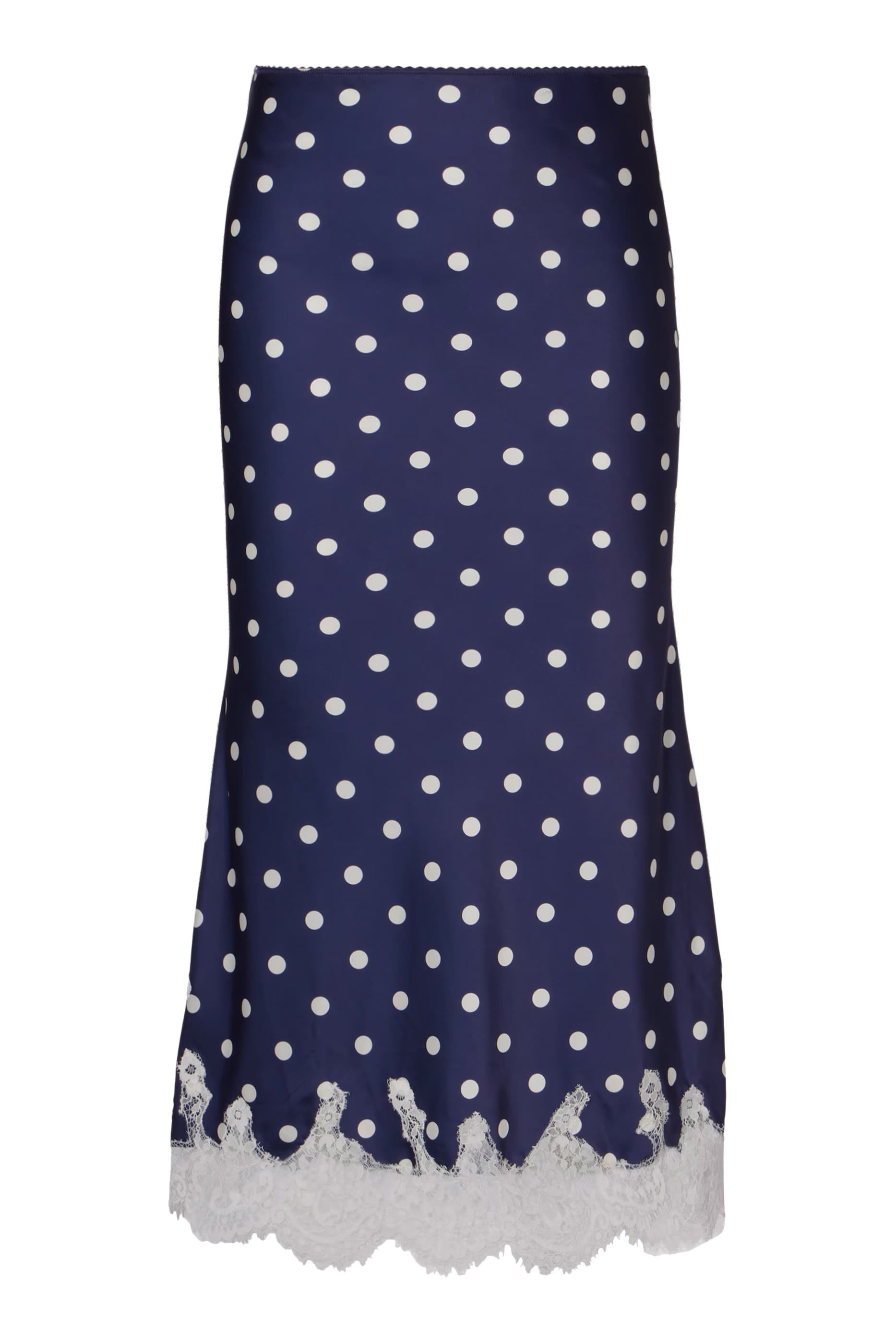 Polka Dot Midi Skirt