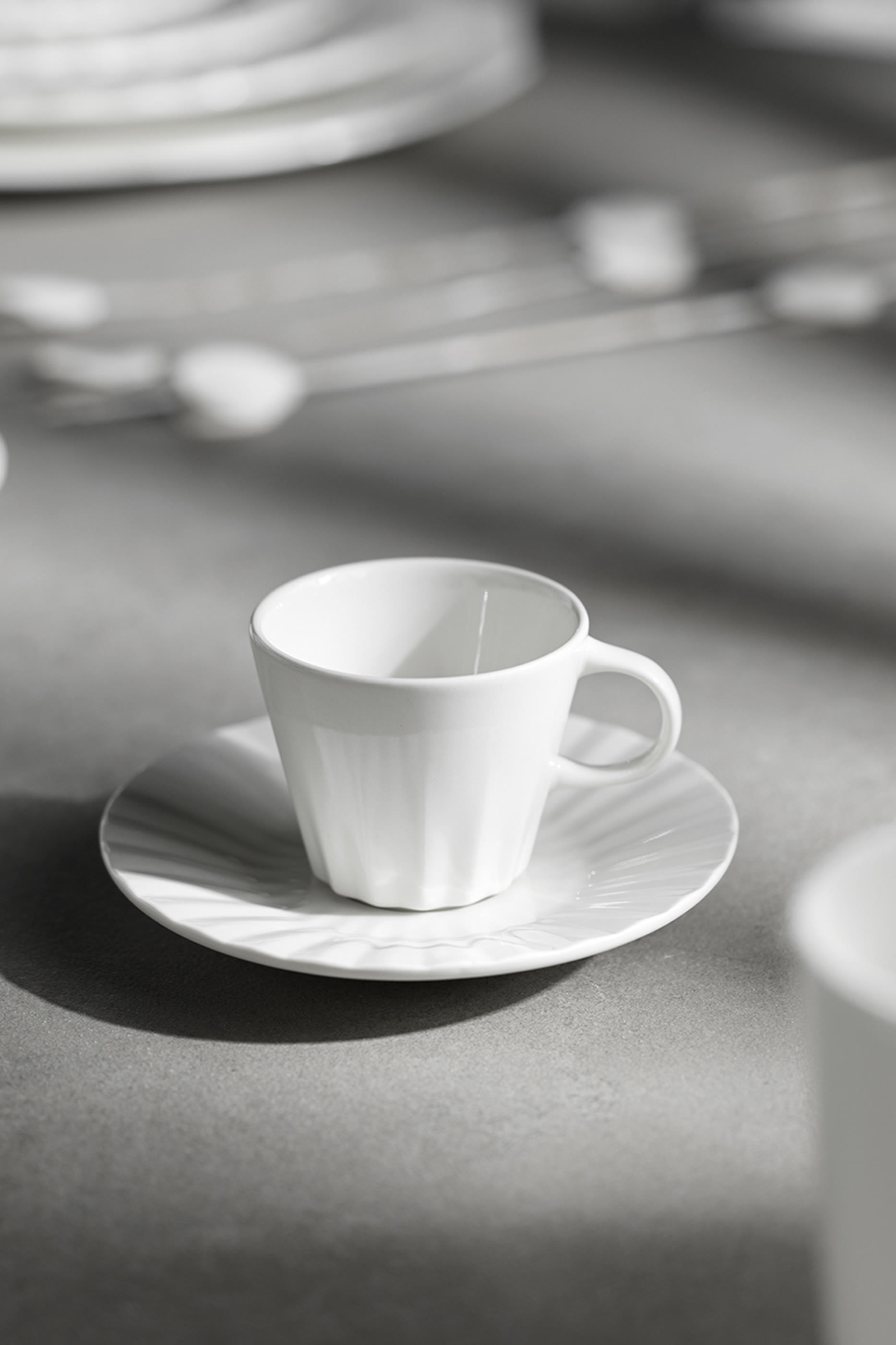 Drapperie Espresso Cup & Saucer 