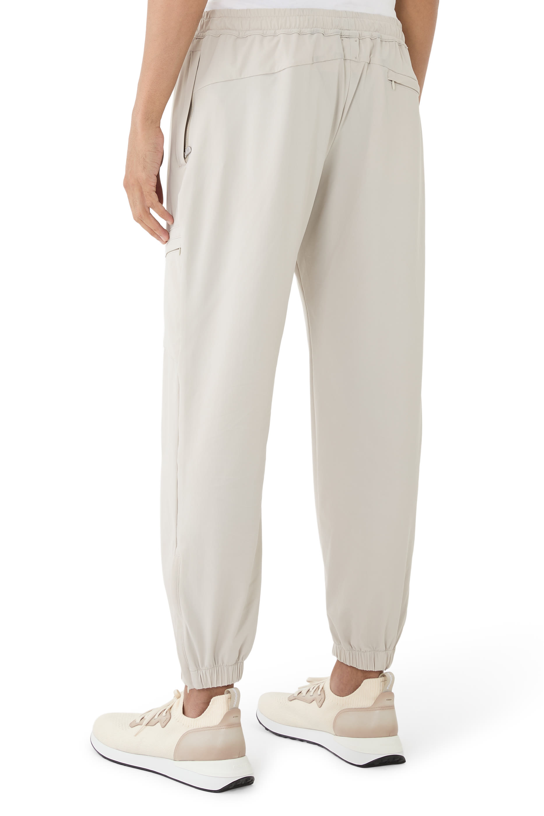 Patch-Pocket Stretch Trousers