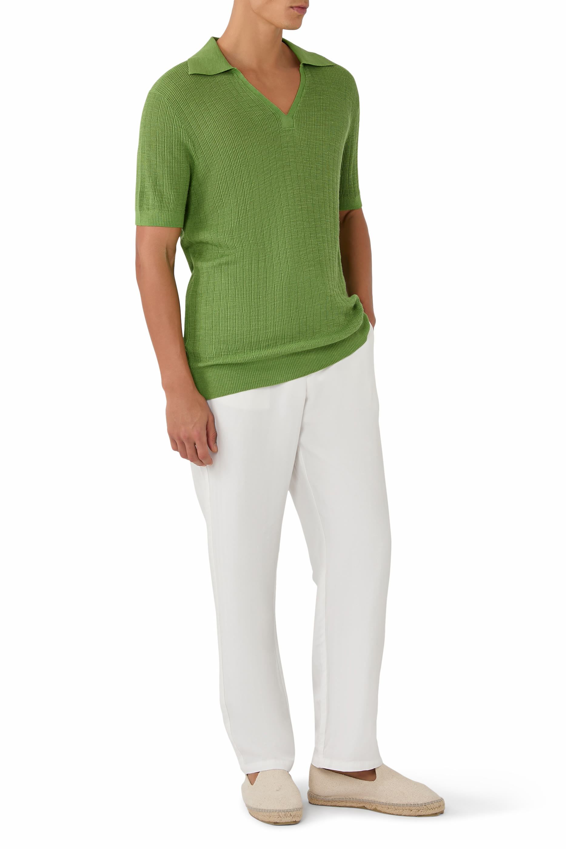 Mendes Linen-Blend Trousers