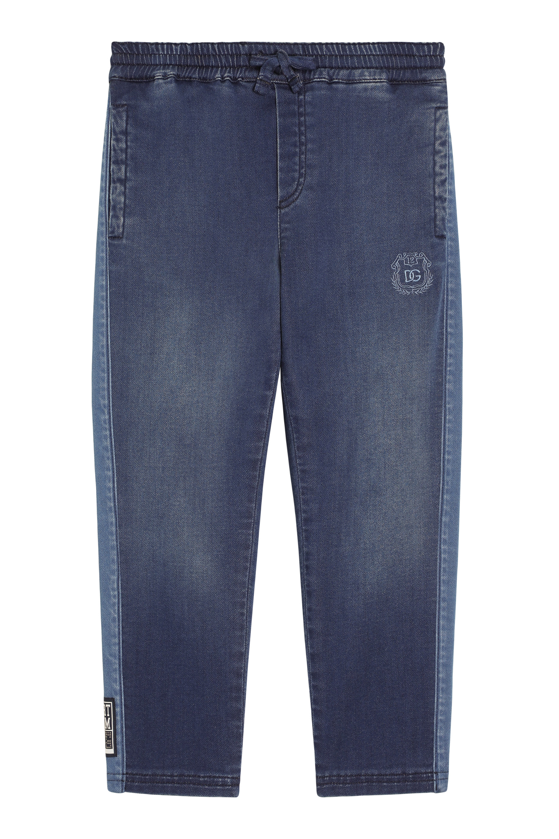 Kids Denim Fleece Trousers