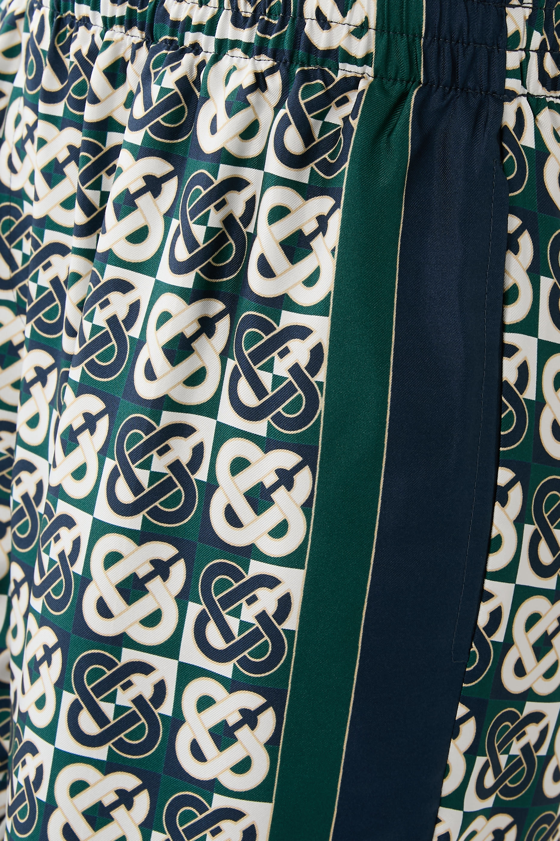 Check Monogram Trousers