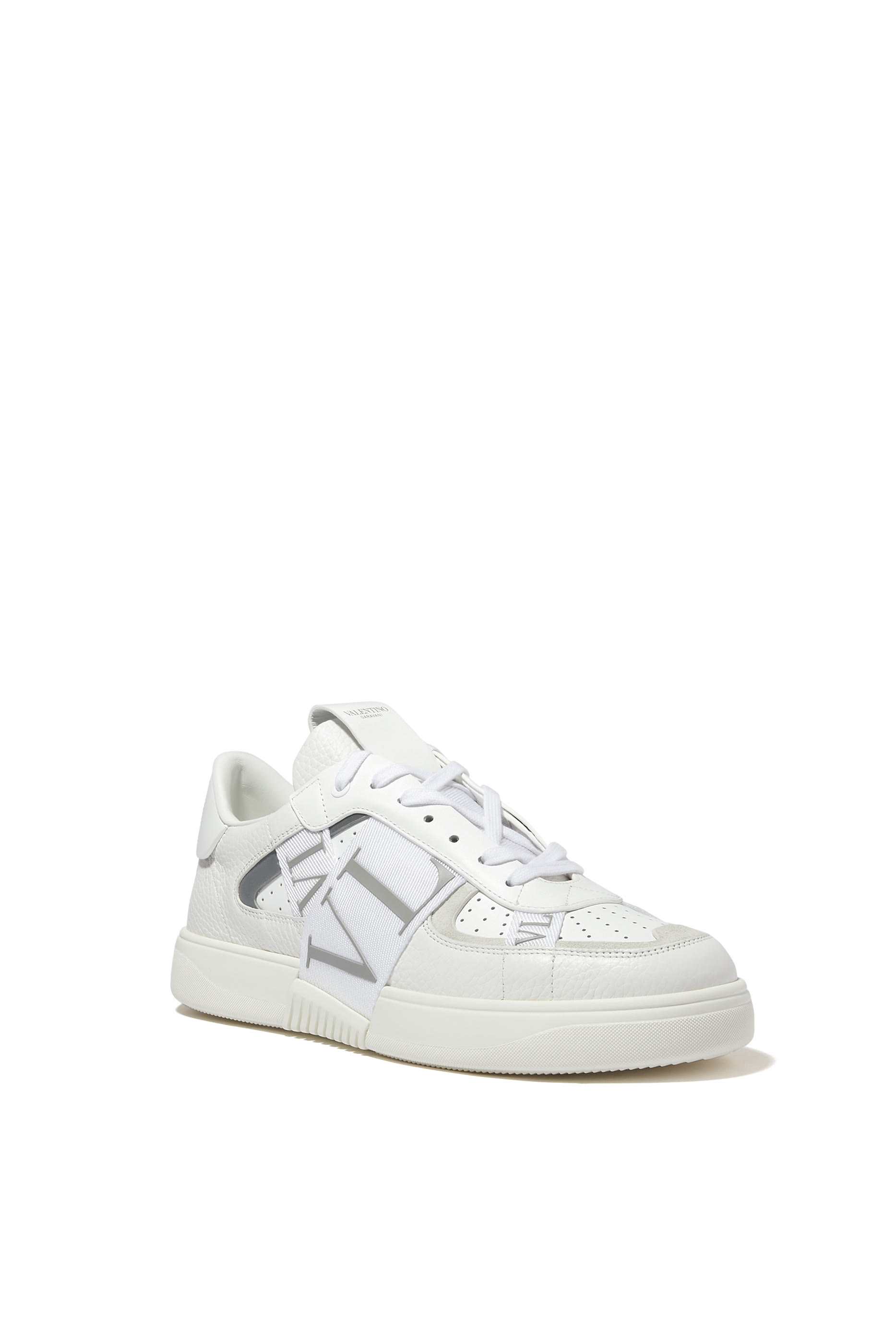VL7N Leather and Suede Sneakers