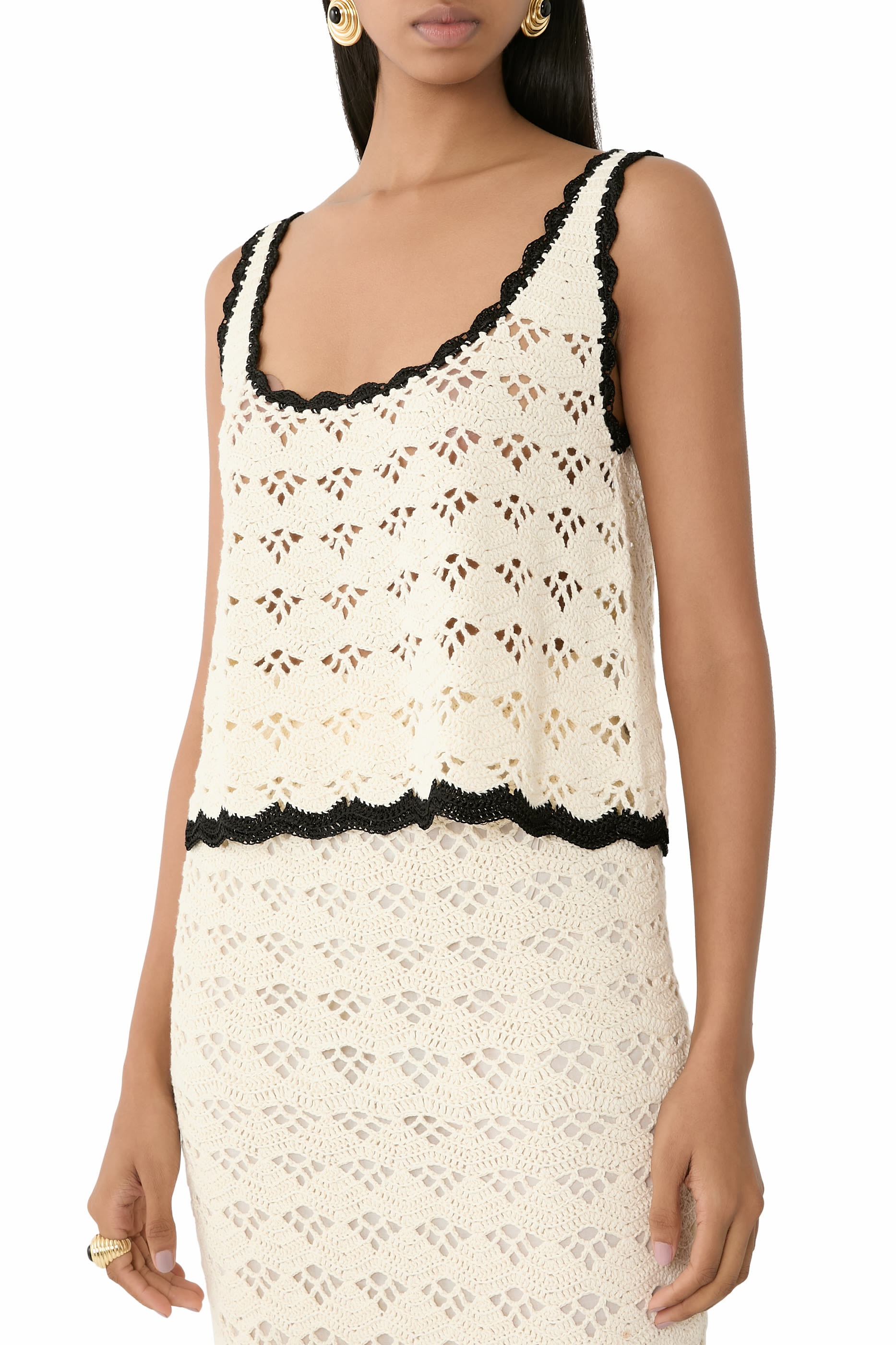 Rhiannon Crochet Tank 