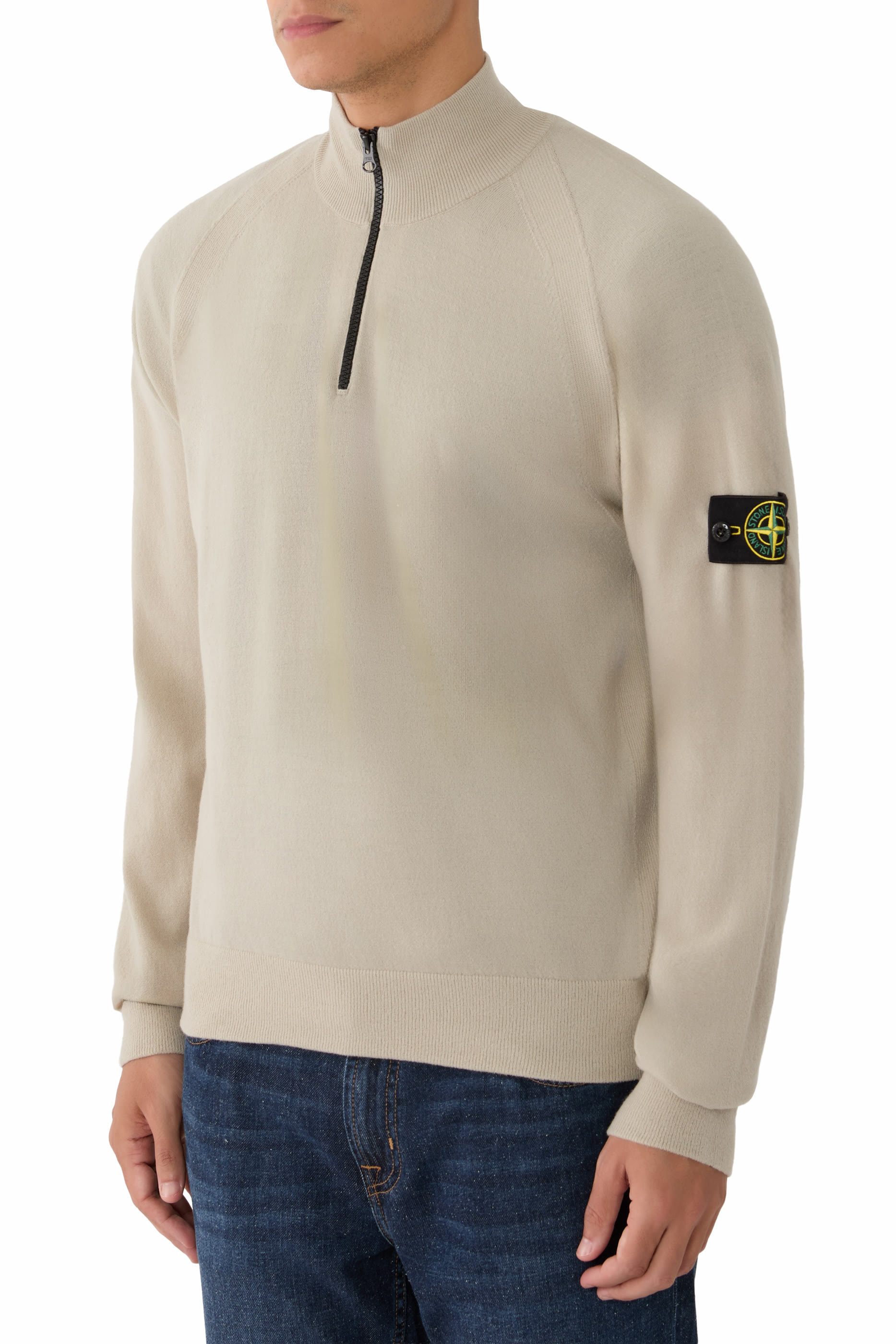 Regular-Fit Half-Zip Jumper 