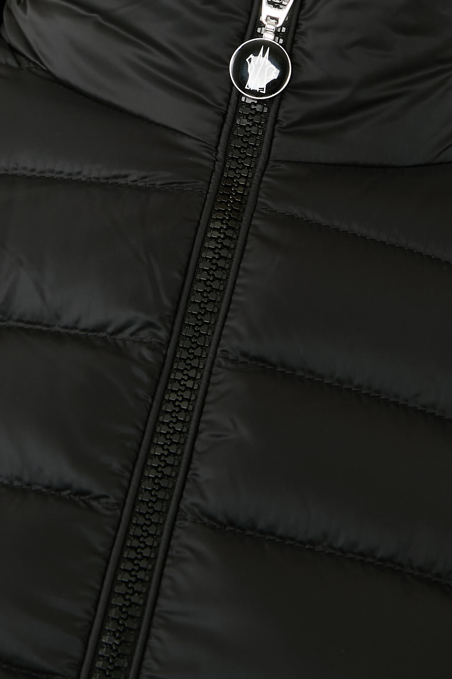 Padded Wool Zip-Up Cardigan