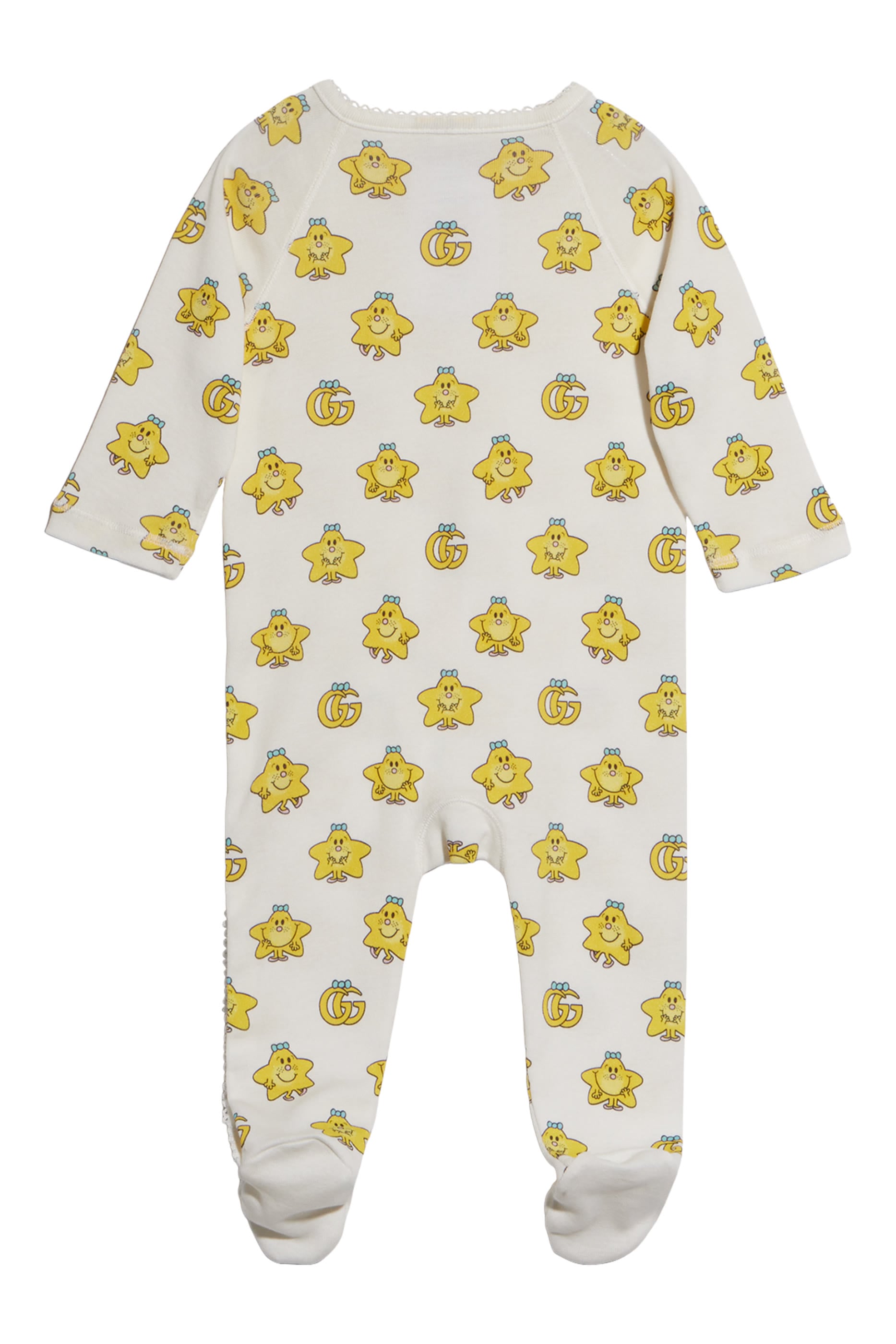 Kids Allover Star and GG Print Sleepsuit