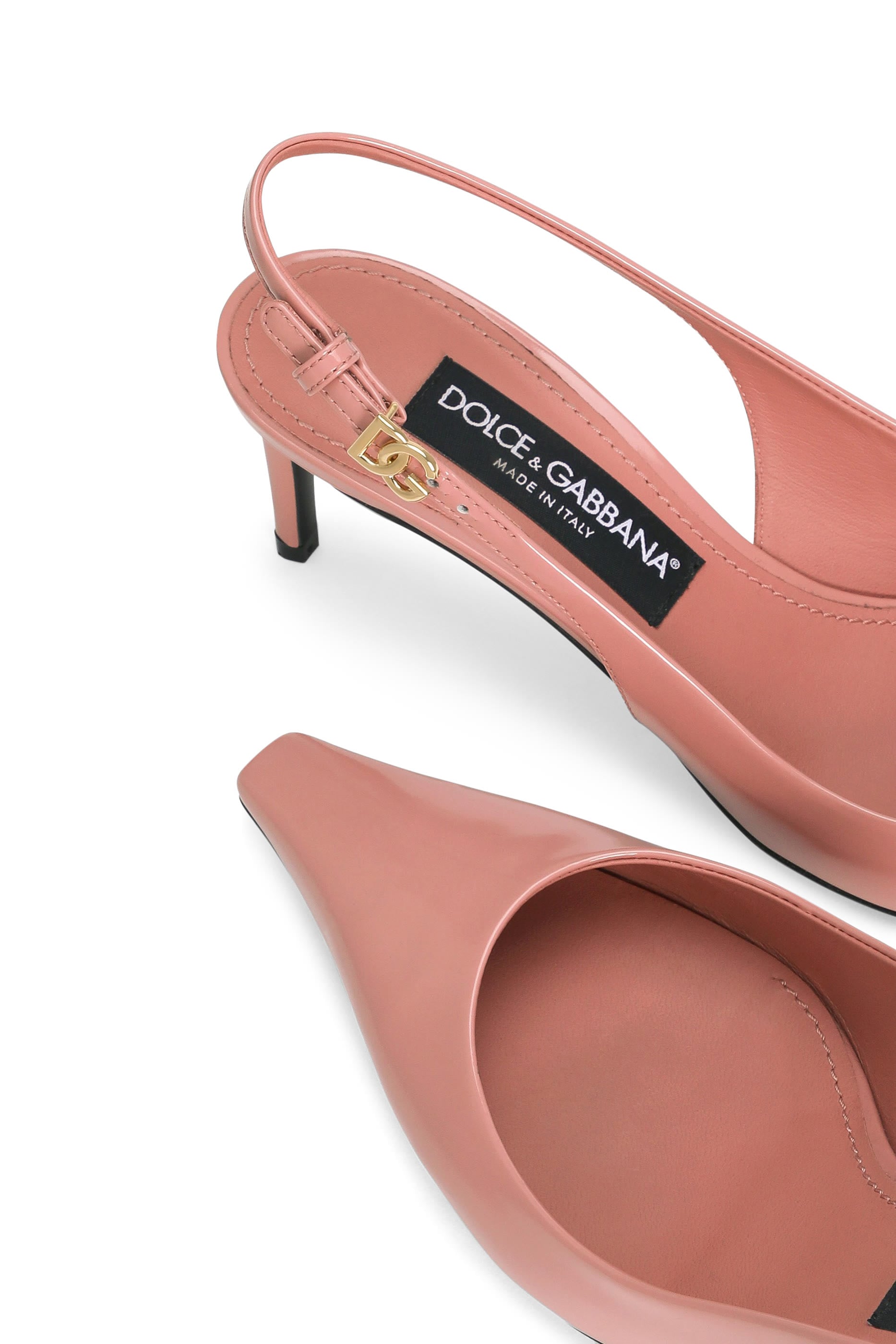  Polished Calfskin 90 Slingbacks