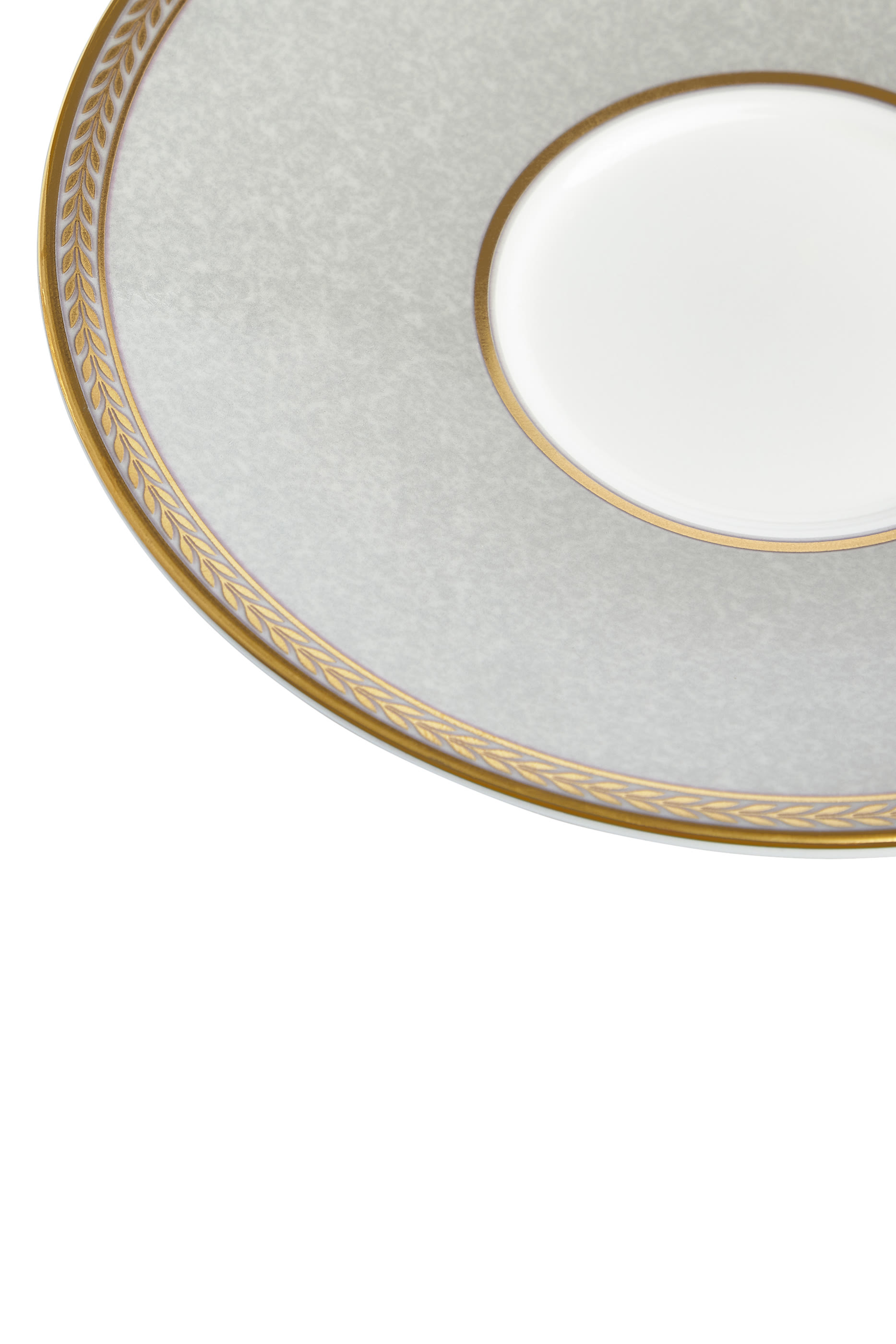 Renaissance Grey Teacup & Saucer