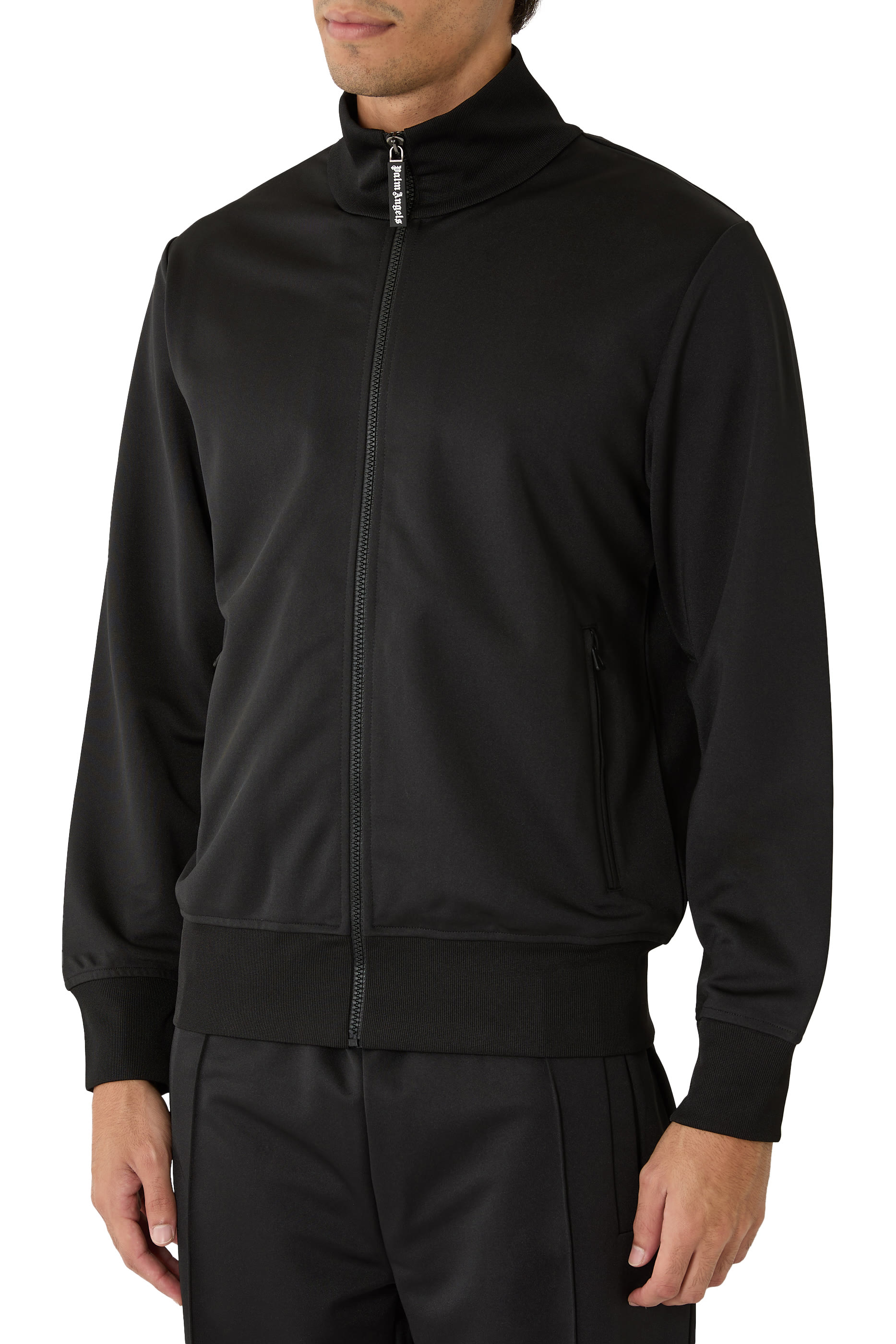 Back Curved Logo Track Jacket