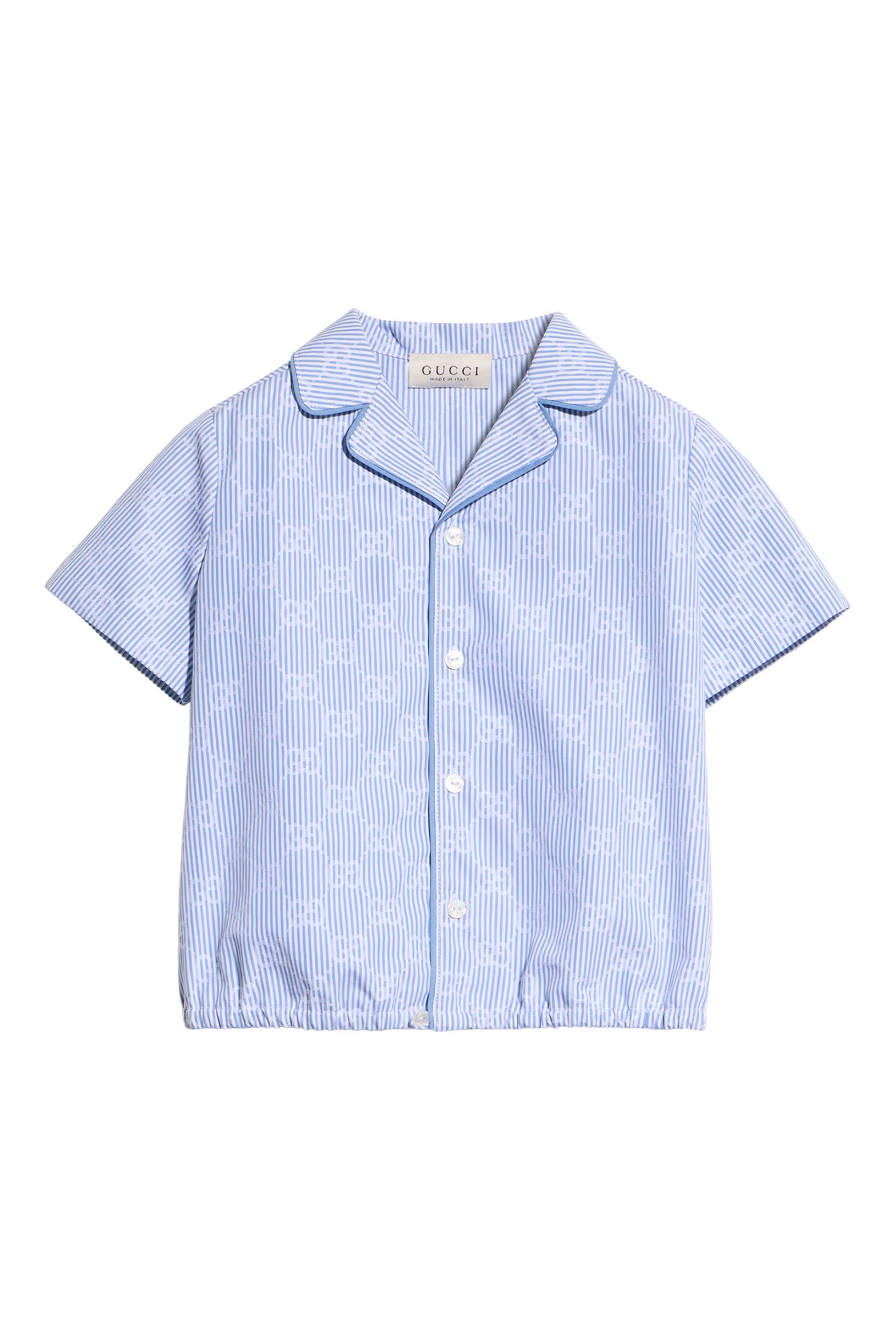 Kids GG Striped Shirt