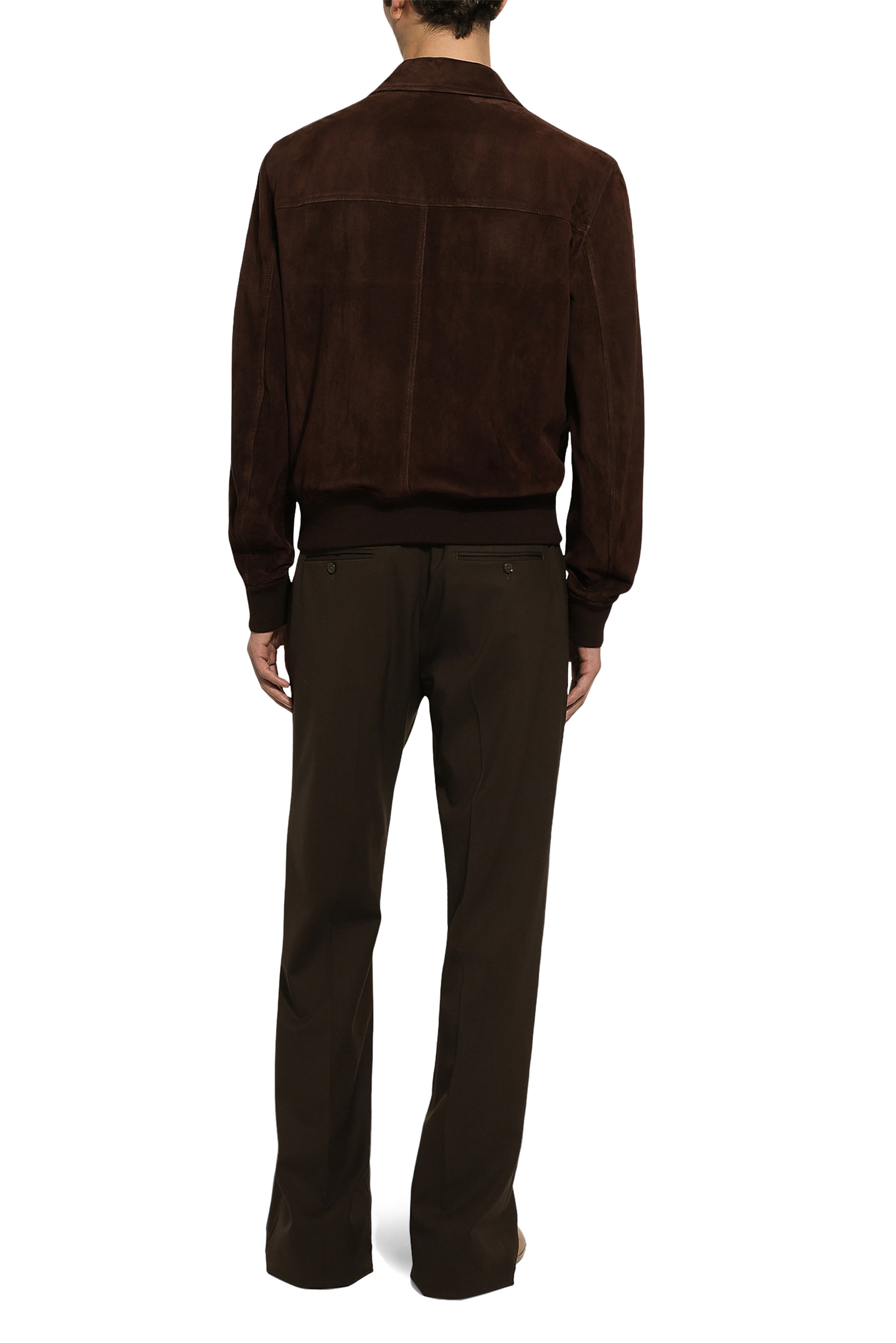  Nappa Suede Bomber Jacket