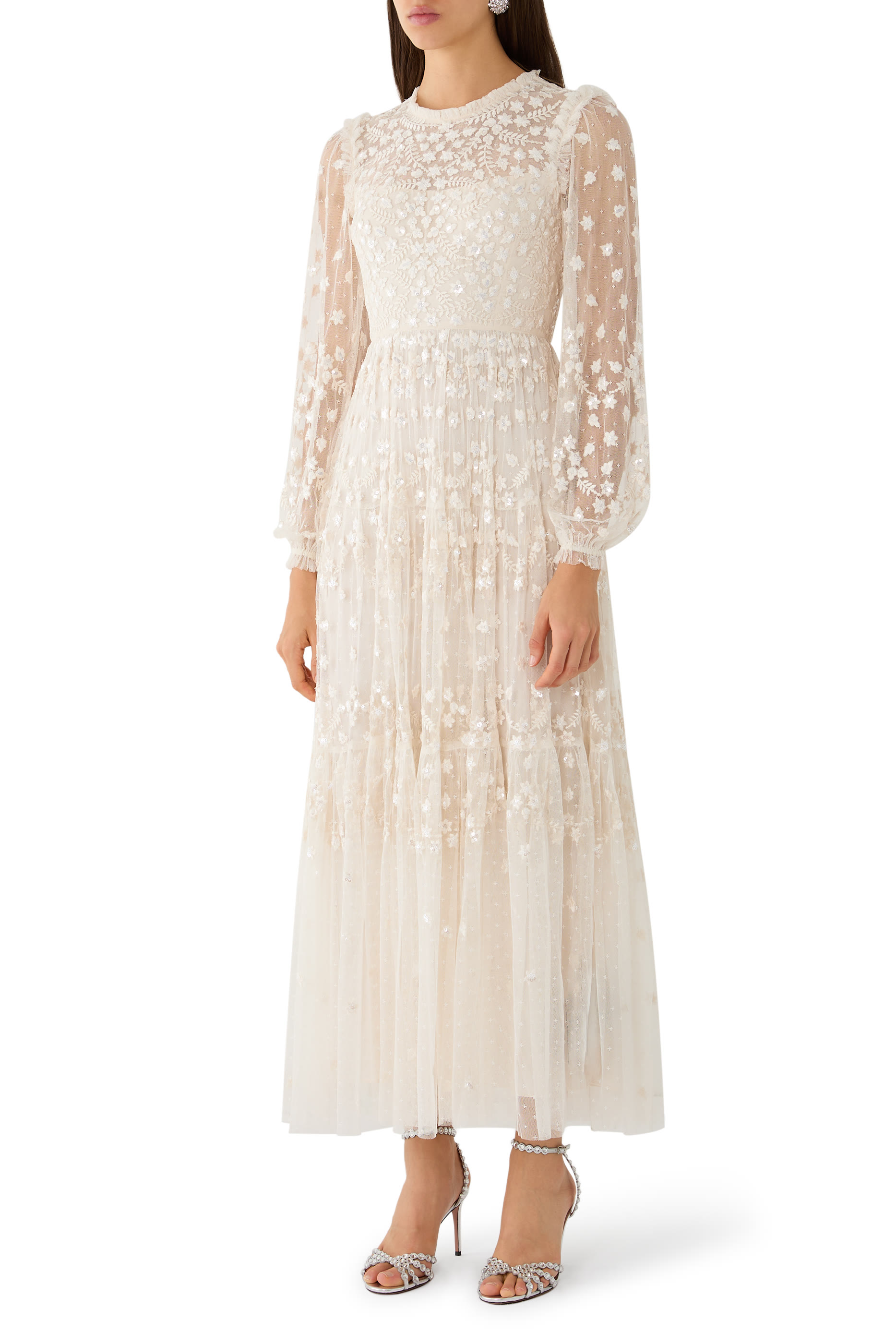Clover Long Sleeve Ankle Gown