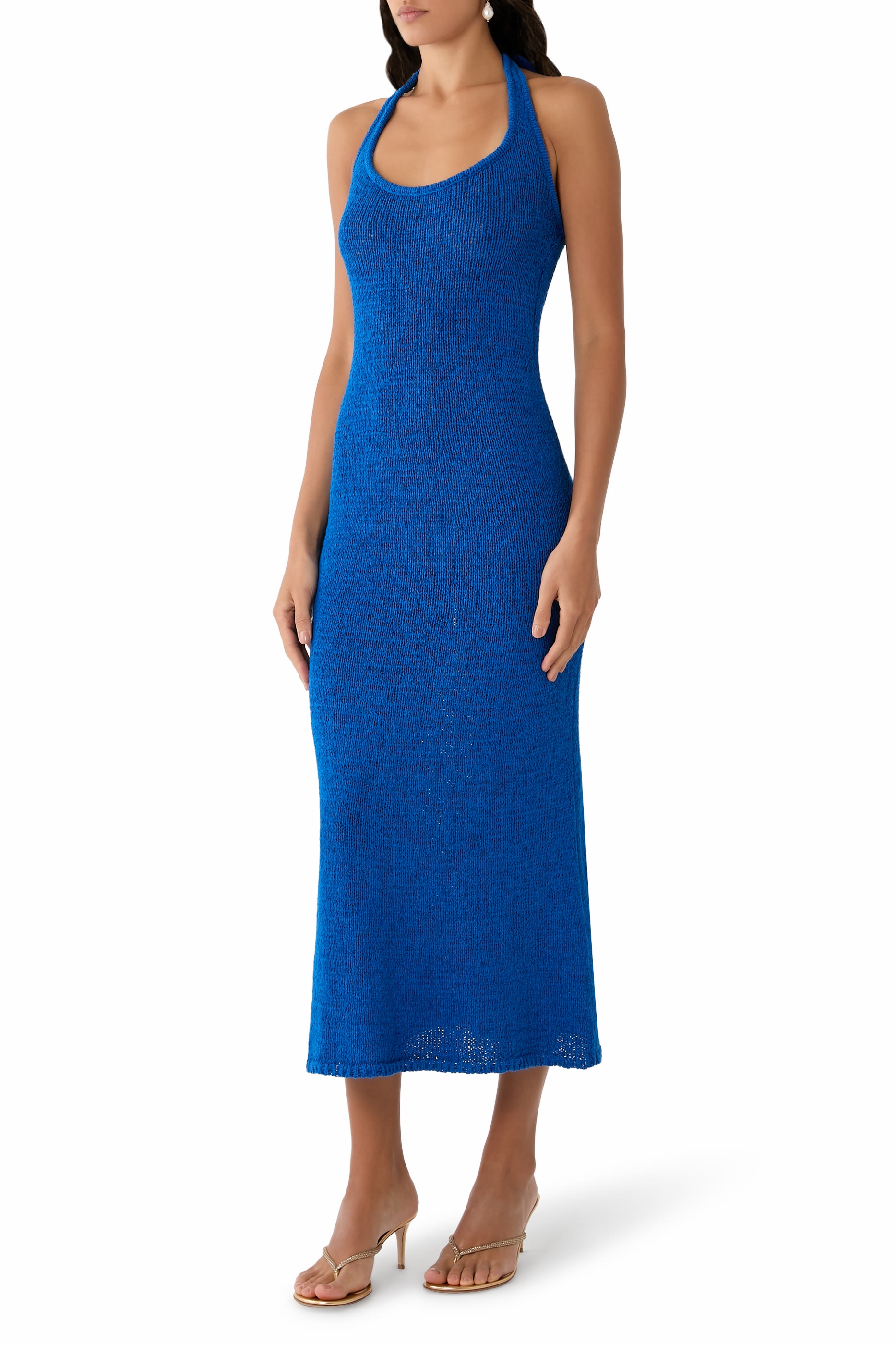 Bianca Cotton-Blend Maxi Dress