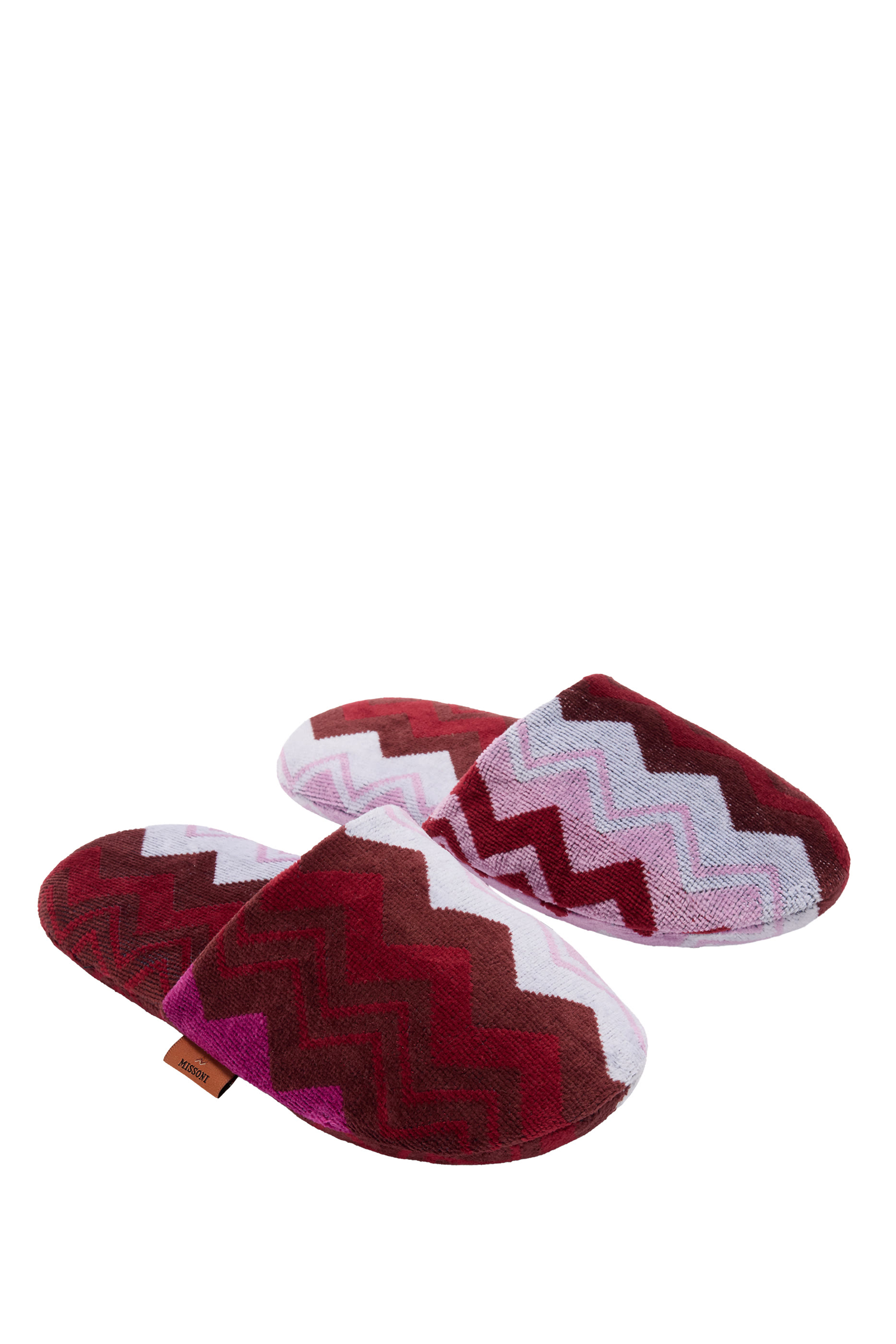 Giacomo Cotton Terry Chevron Slippers