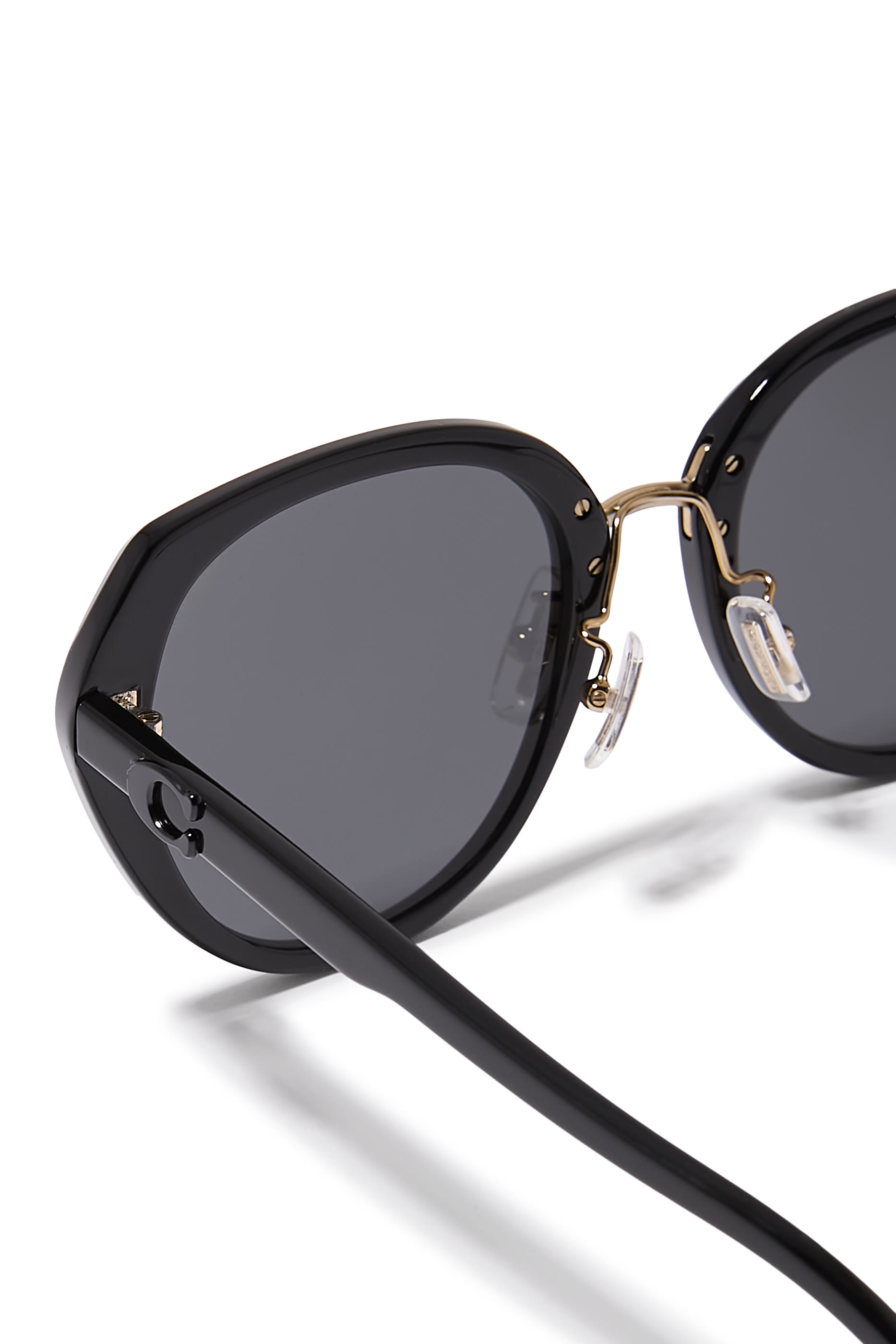 Cat Eye Frame Maxi C Thin Temple Sunglasses